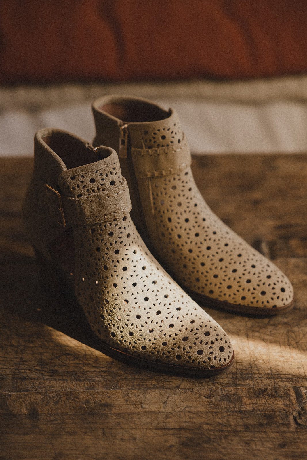 GLONY ANKLE BOOTS - Beige