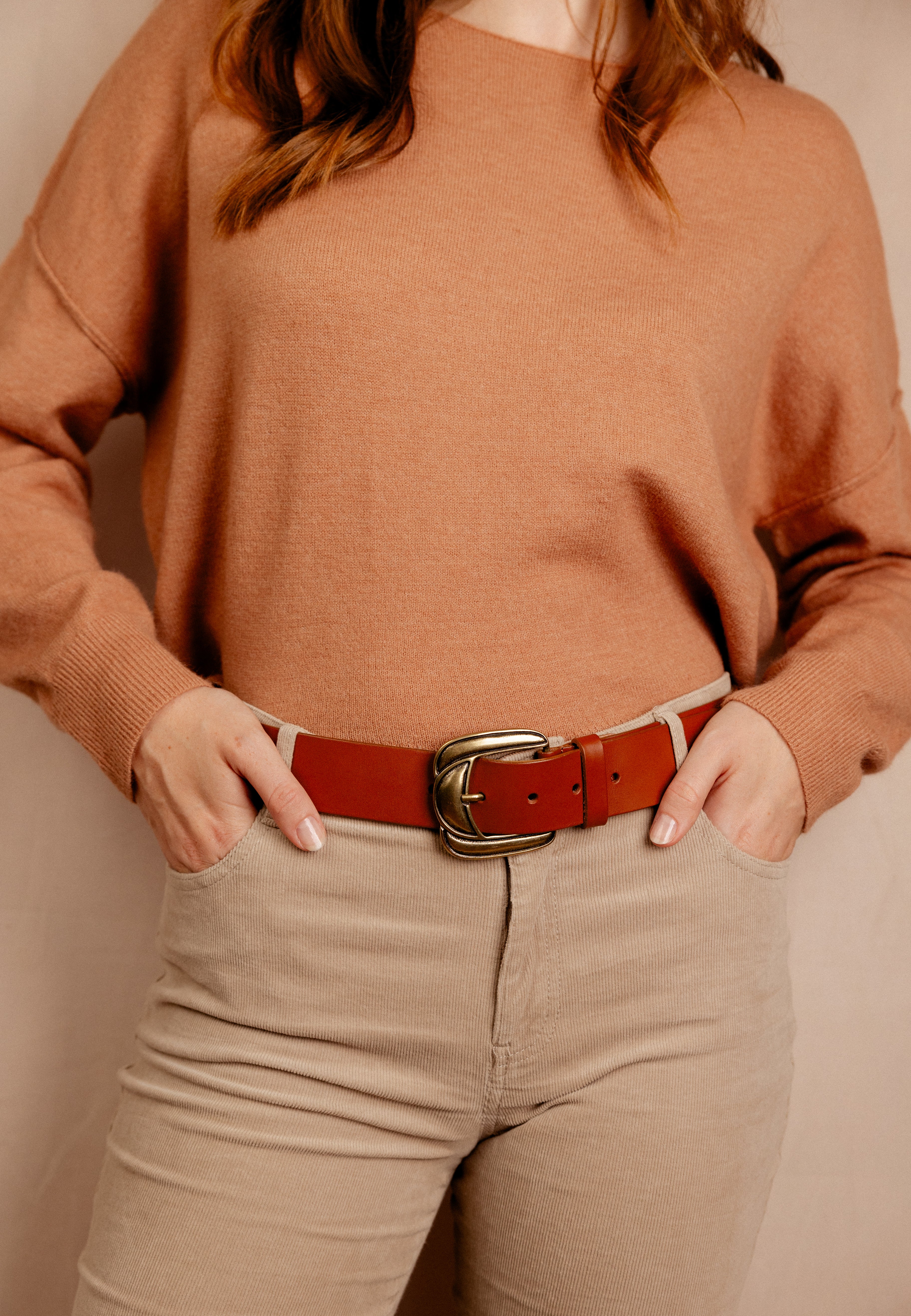 CEINTURE MAURINE - Camel