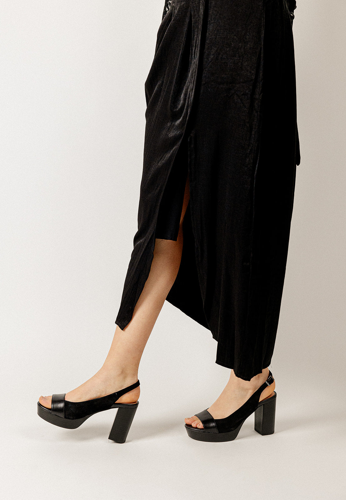 SANDALES À TALONS RICHY - Noir