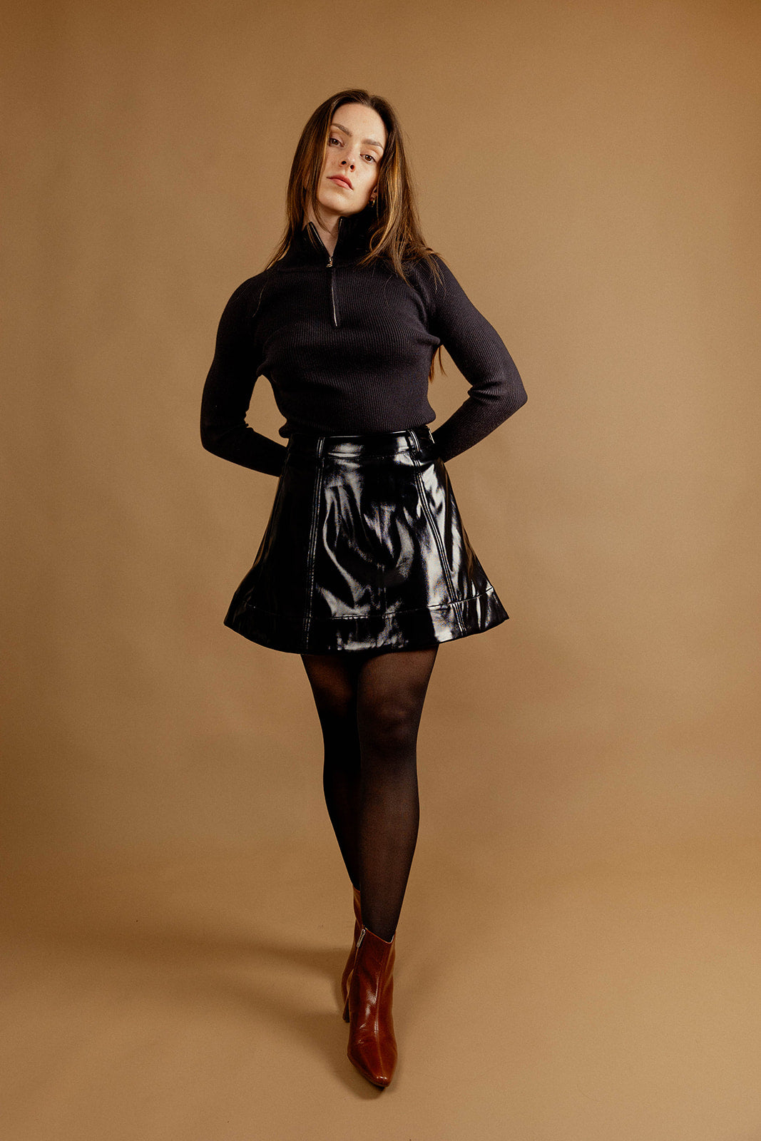 JUPE PENELOPE - NOIR