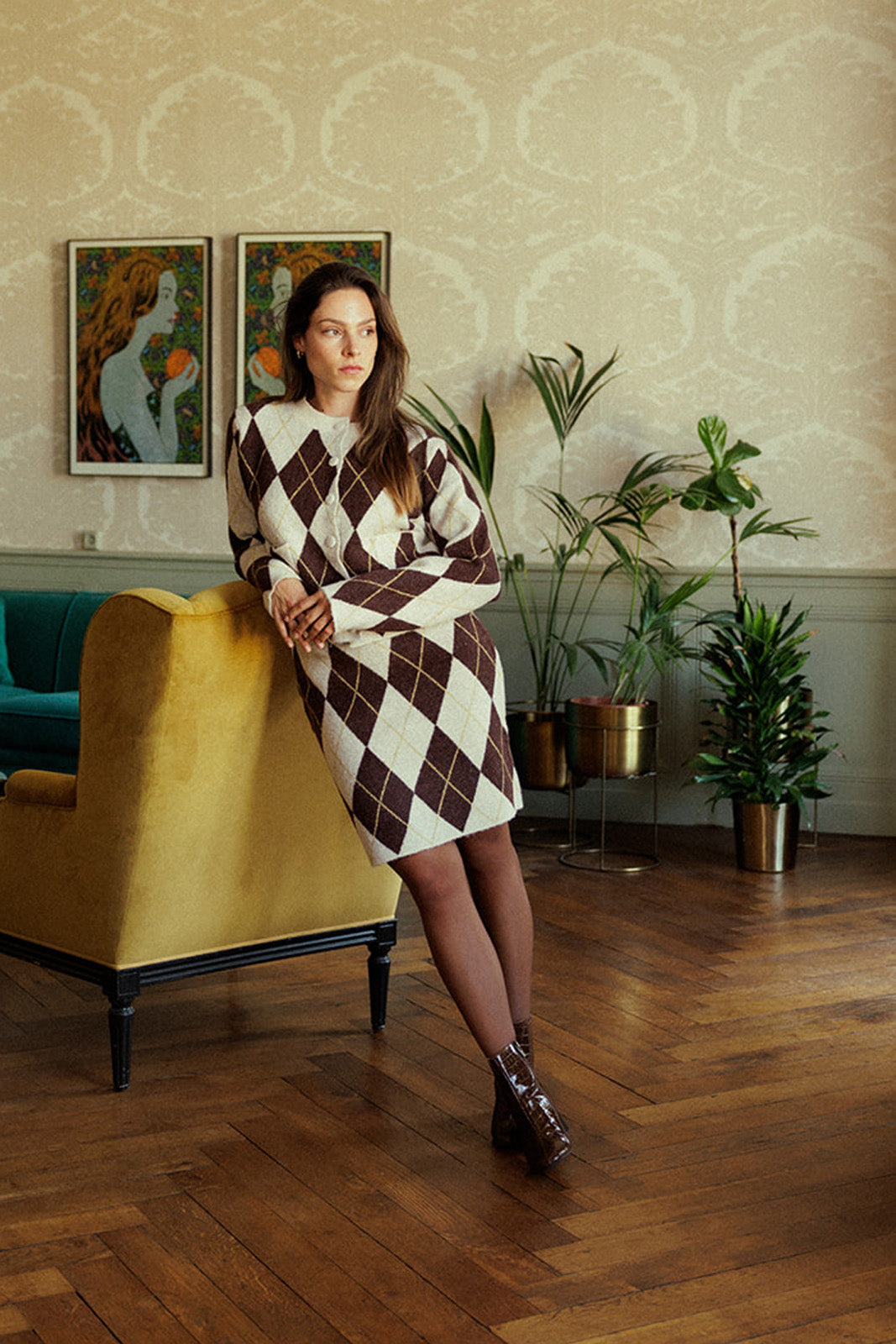 CARDIGAN LYSIANNE - MARRON