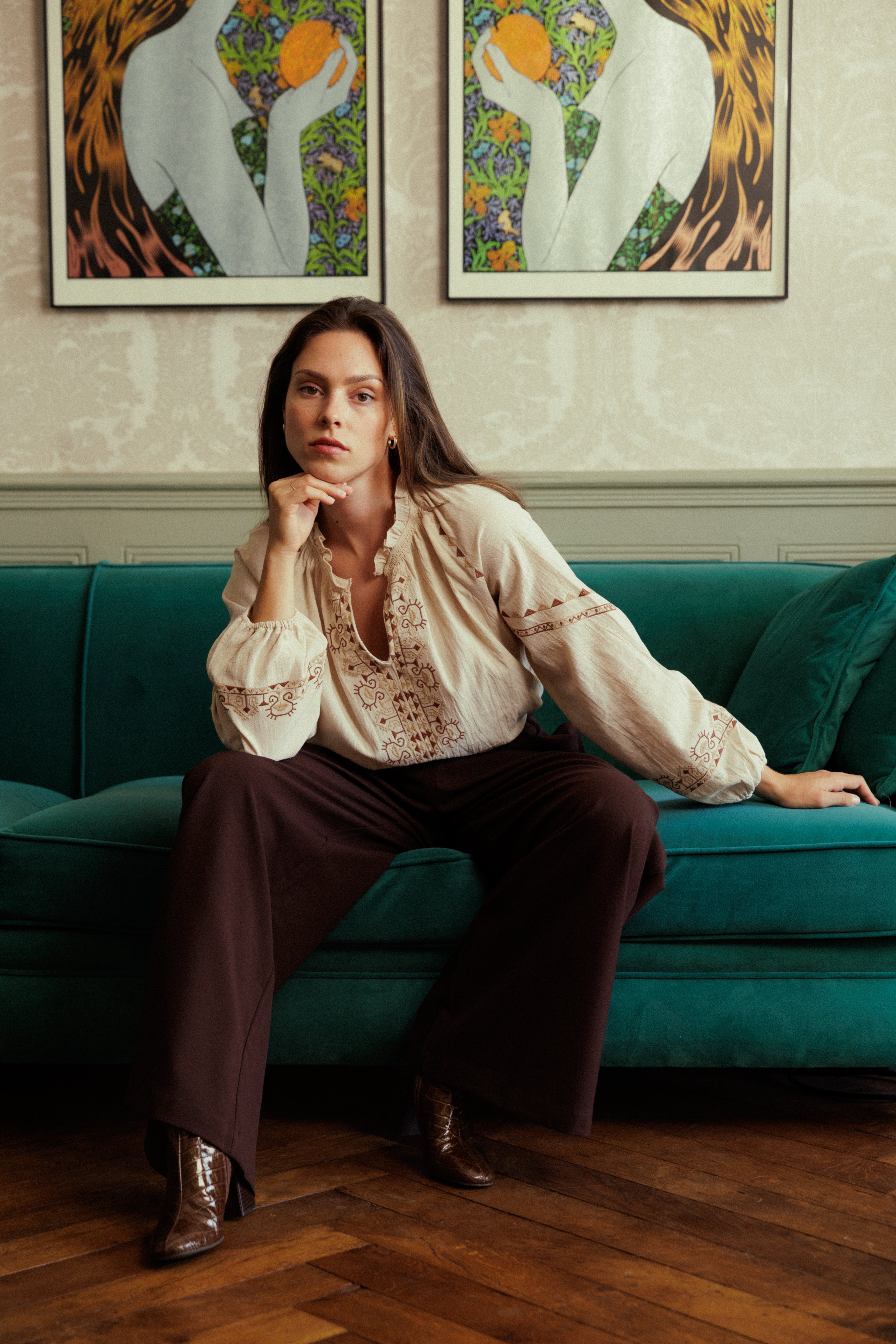 BLOUSE CASSIOPÉE - ÉCRU