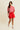 CALIOR - Short Rouge en Coton avec Cordon
