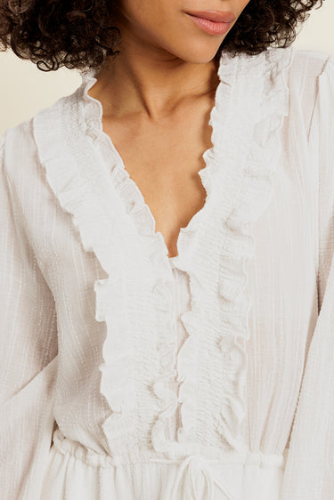 CARO - Robe Midi Femme Blanche