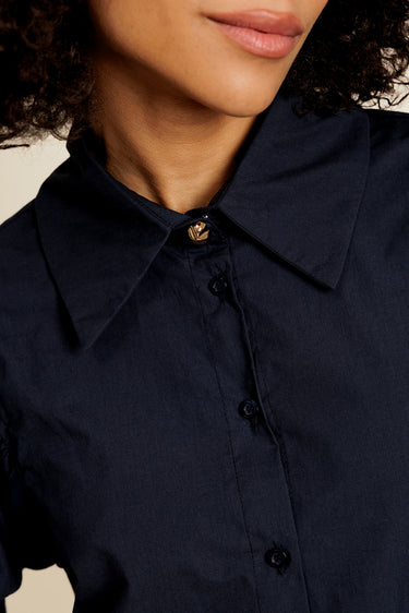 DORÉLYSE - Chemise Marine manche 2/3 Ballon