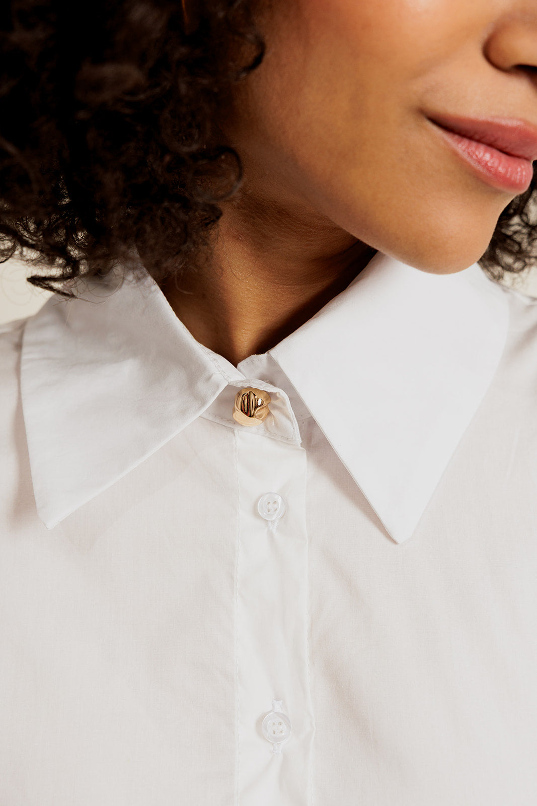 DORÉLYSE - Chemise Blanche manche 2/3 Ballon