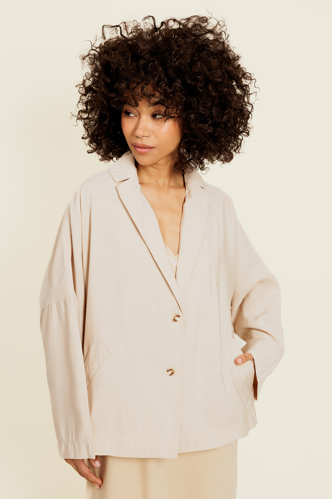 AERISELLE - Blazer Beige Oversize