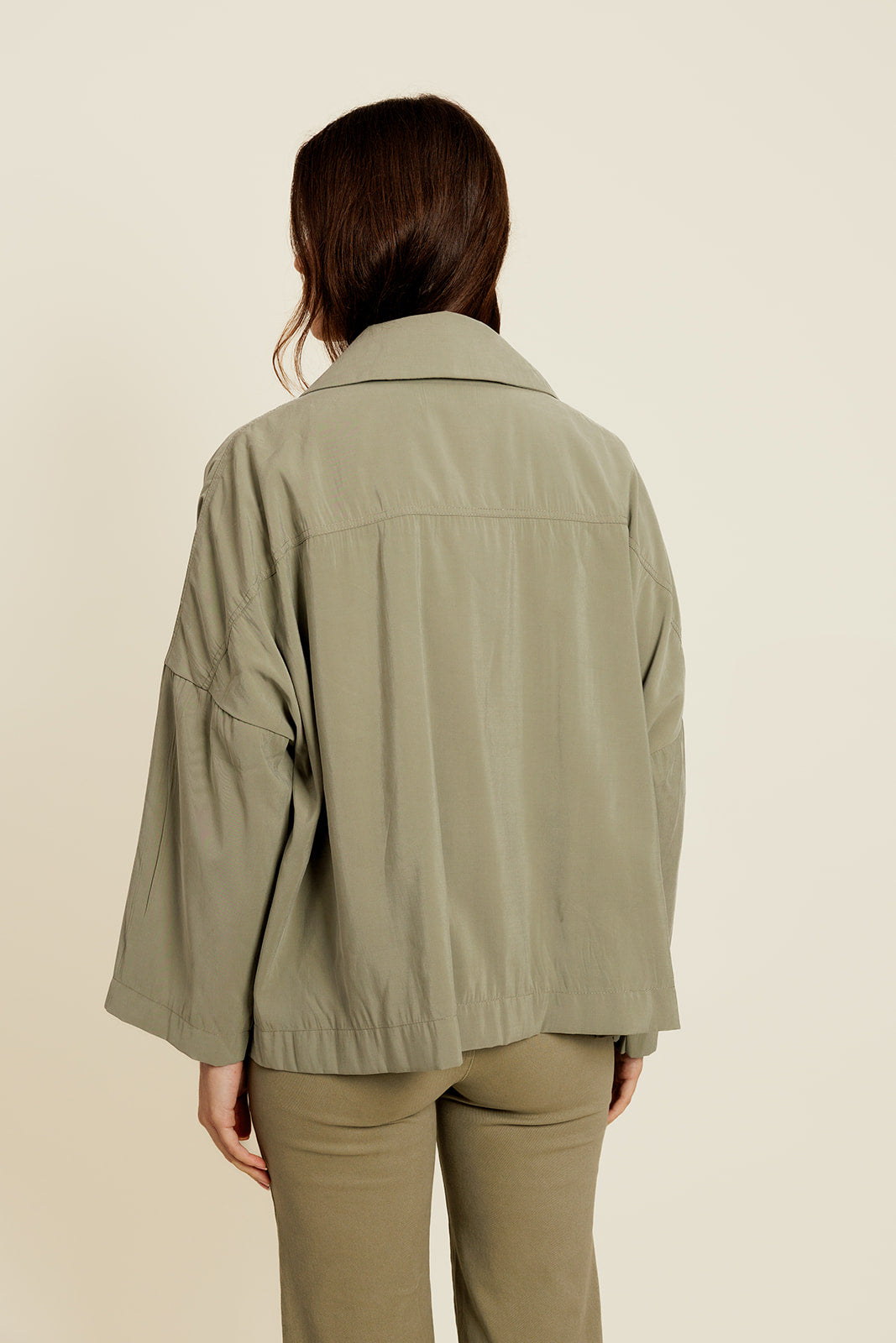 AERISELLE - Blazer Kaki Oversize