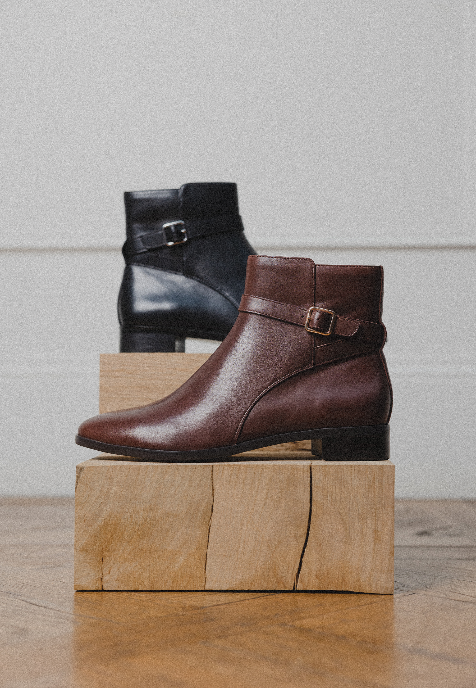 BOTTINES JOKARI - Marron