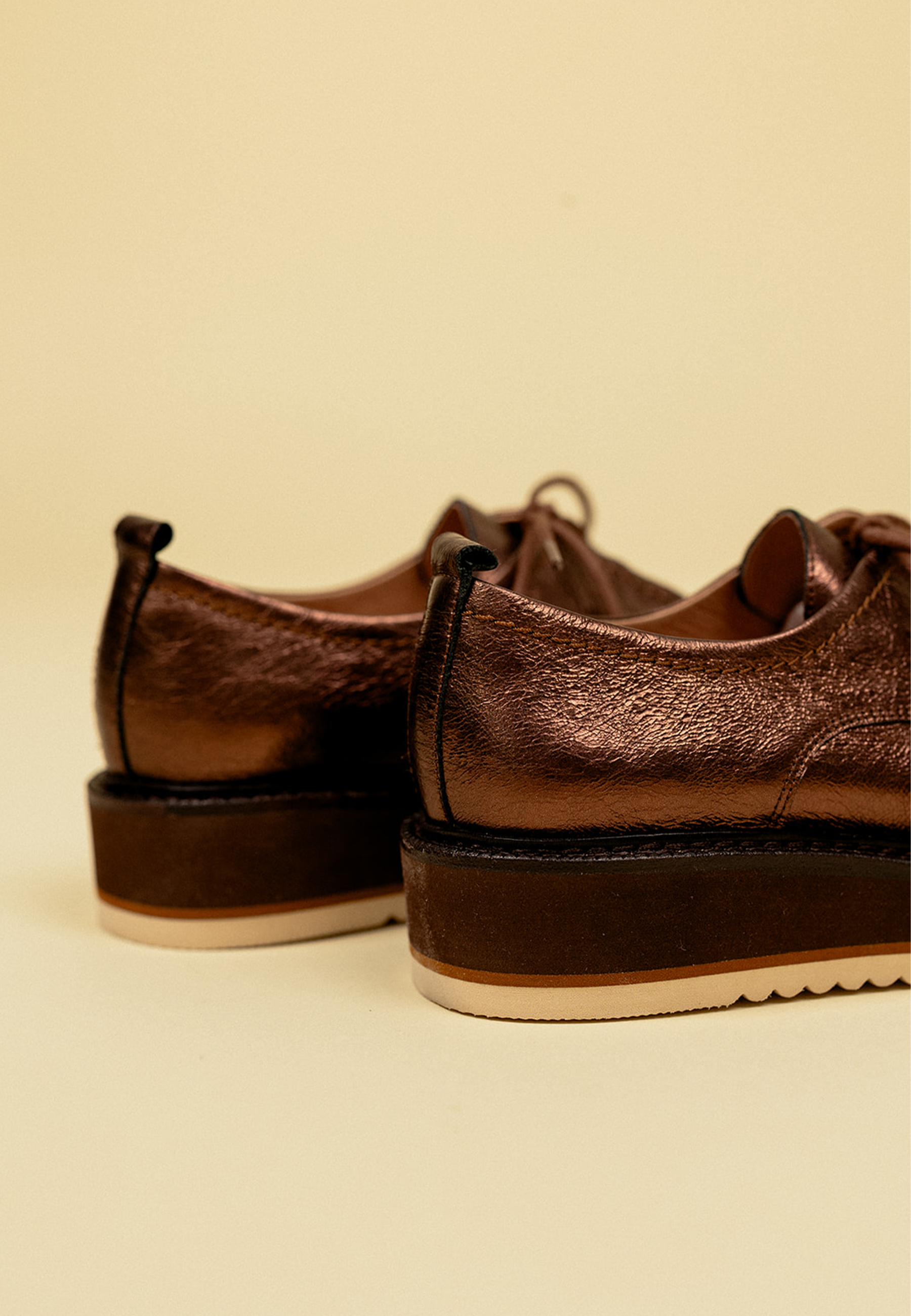 DERBIES ORANE - CUIVRE