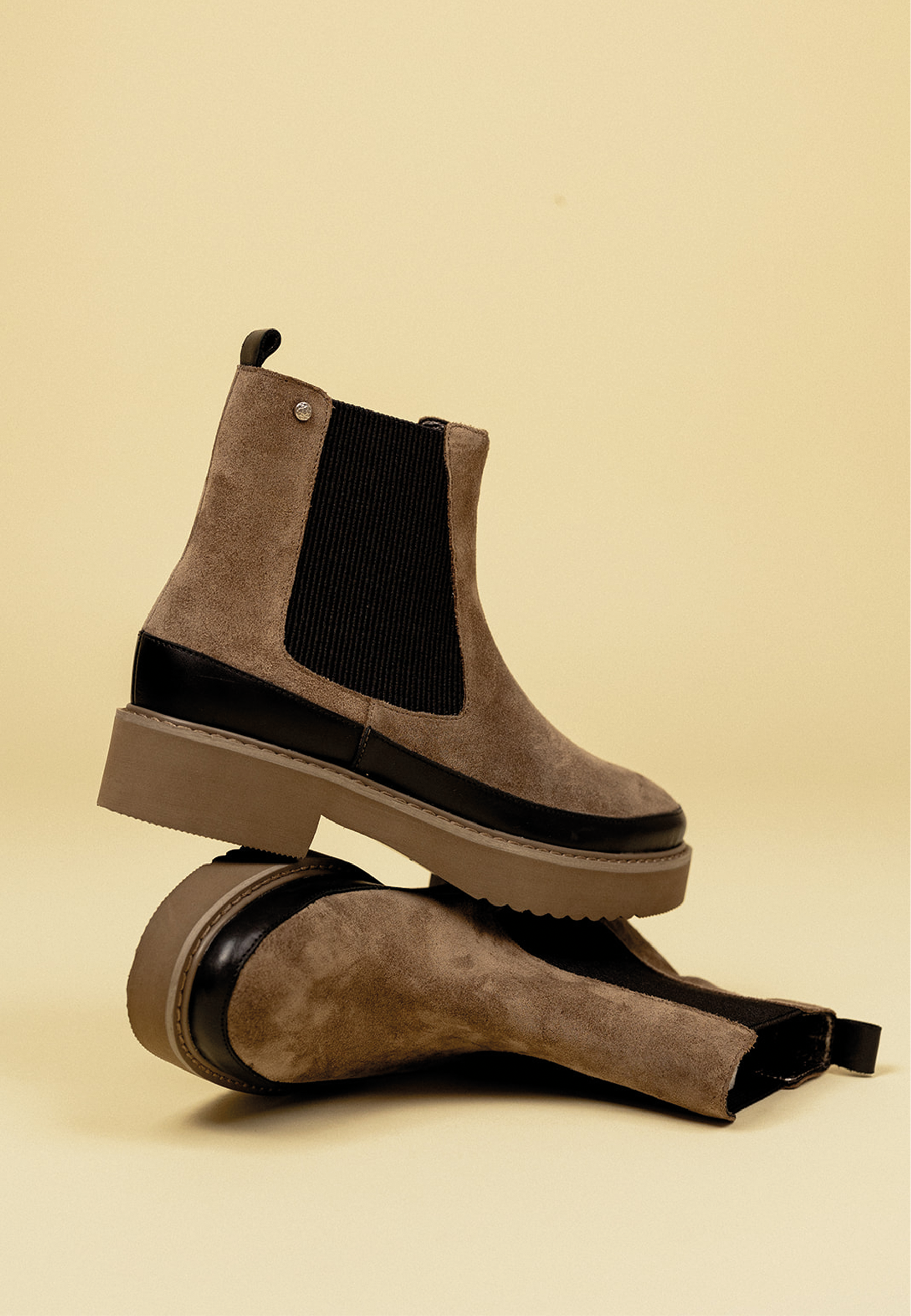 BOTTINES OLIVIA - Taupe