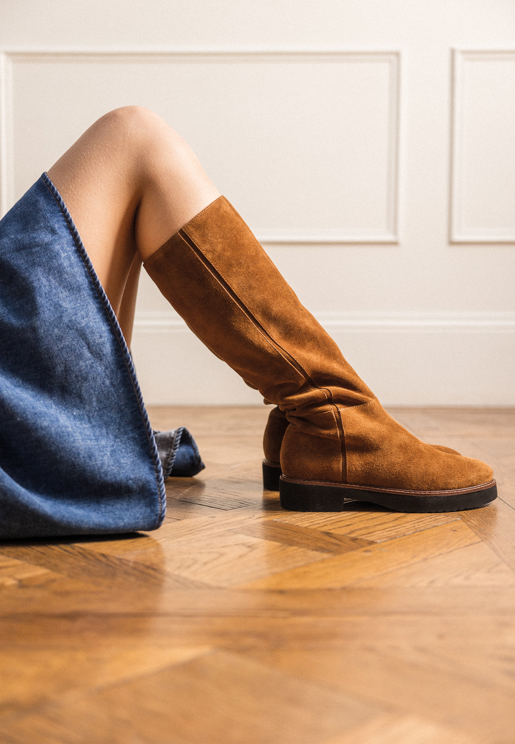 OLIVINE BOOTS - Cognac