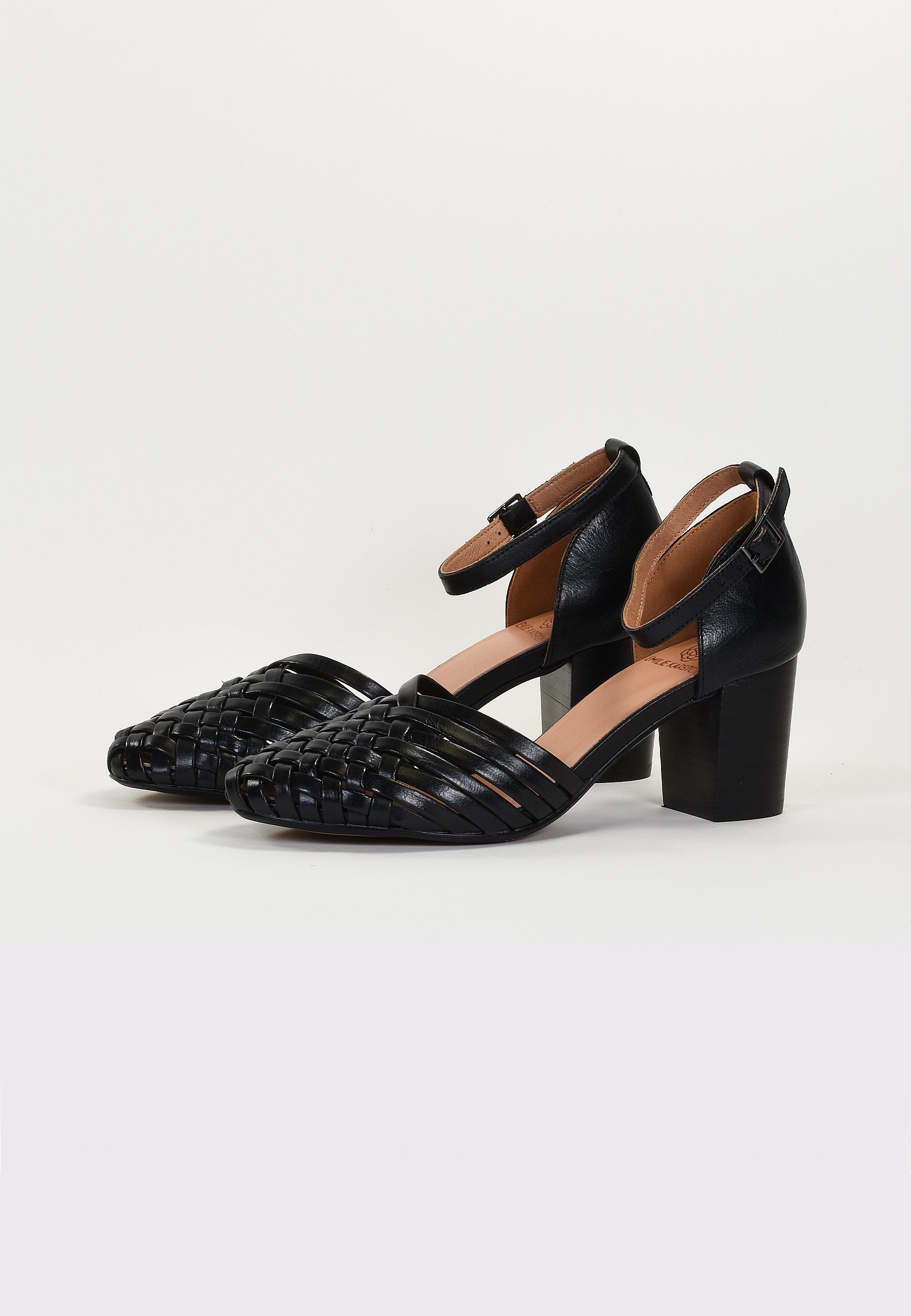 DANIELLE HEELED SANDALS - Black