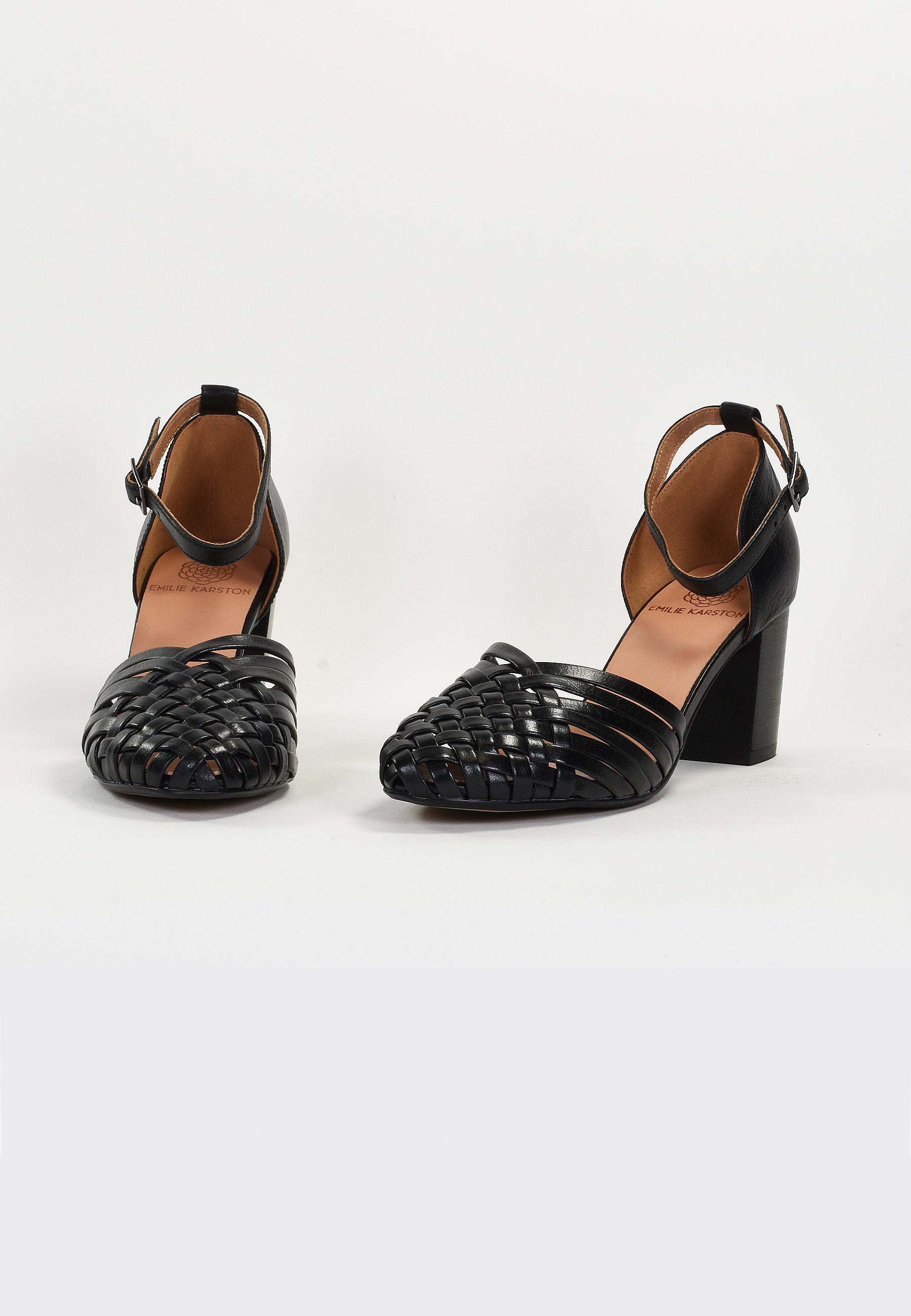 DANIELLE HEELED SANDALS - Black