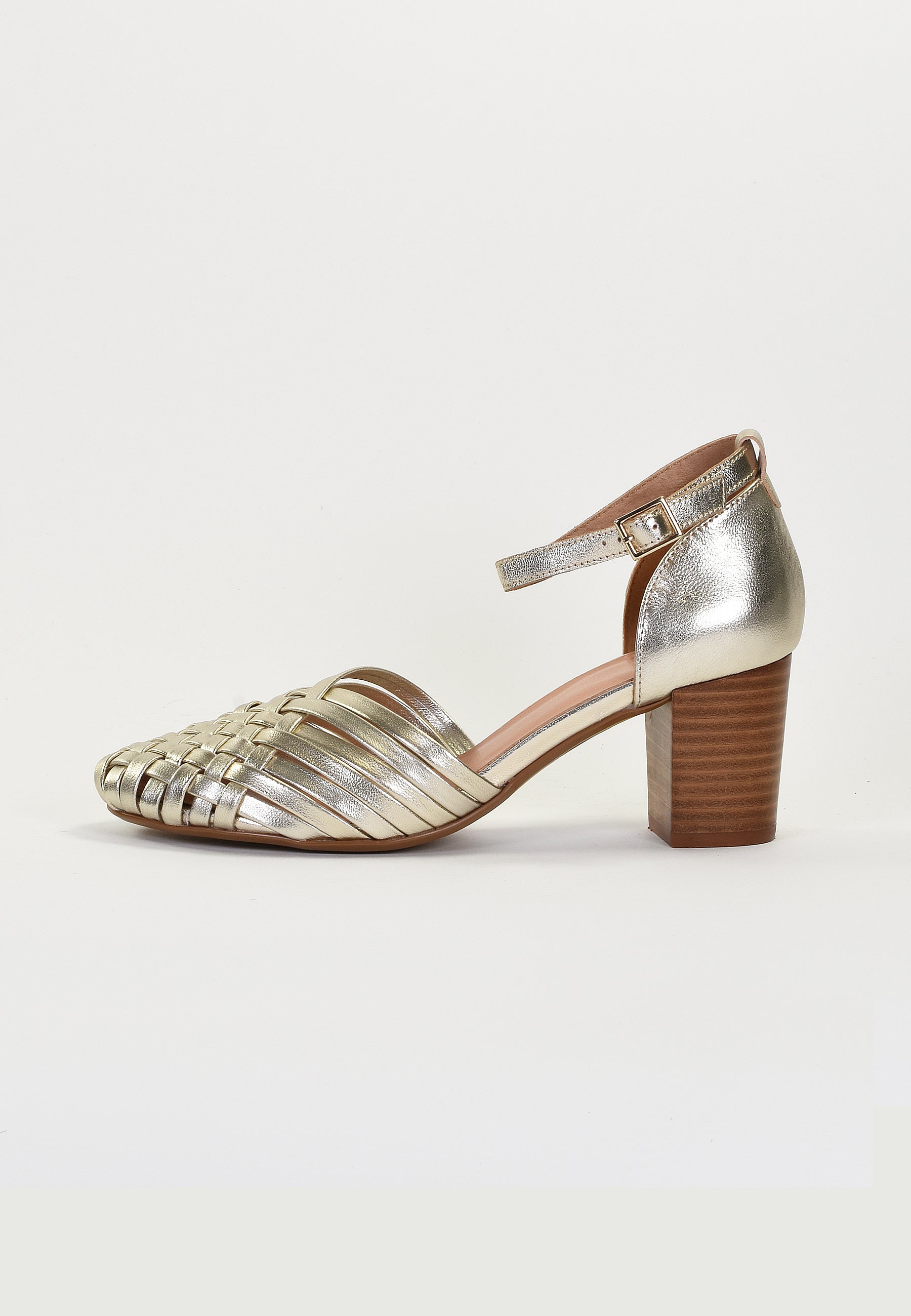 DANIELLE HEELED SANDALS - Platinum