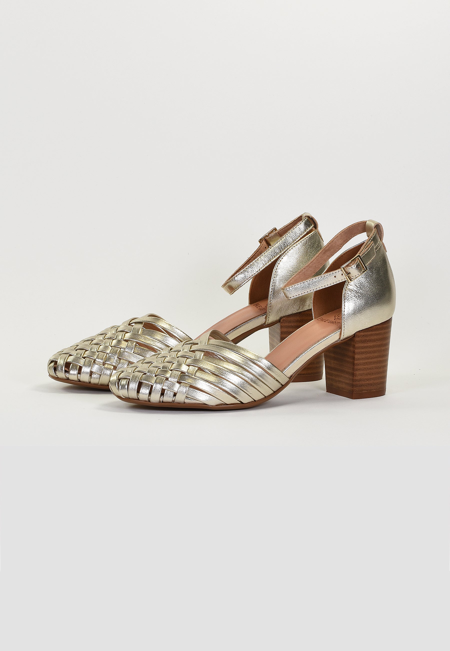 DANIELLE HEELED SANDALS - Platinum