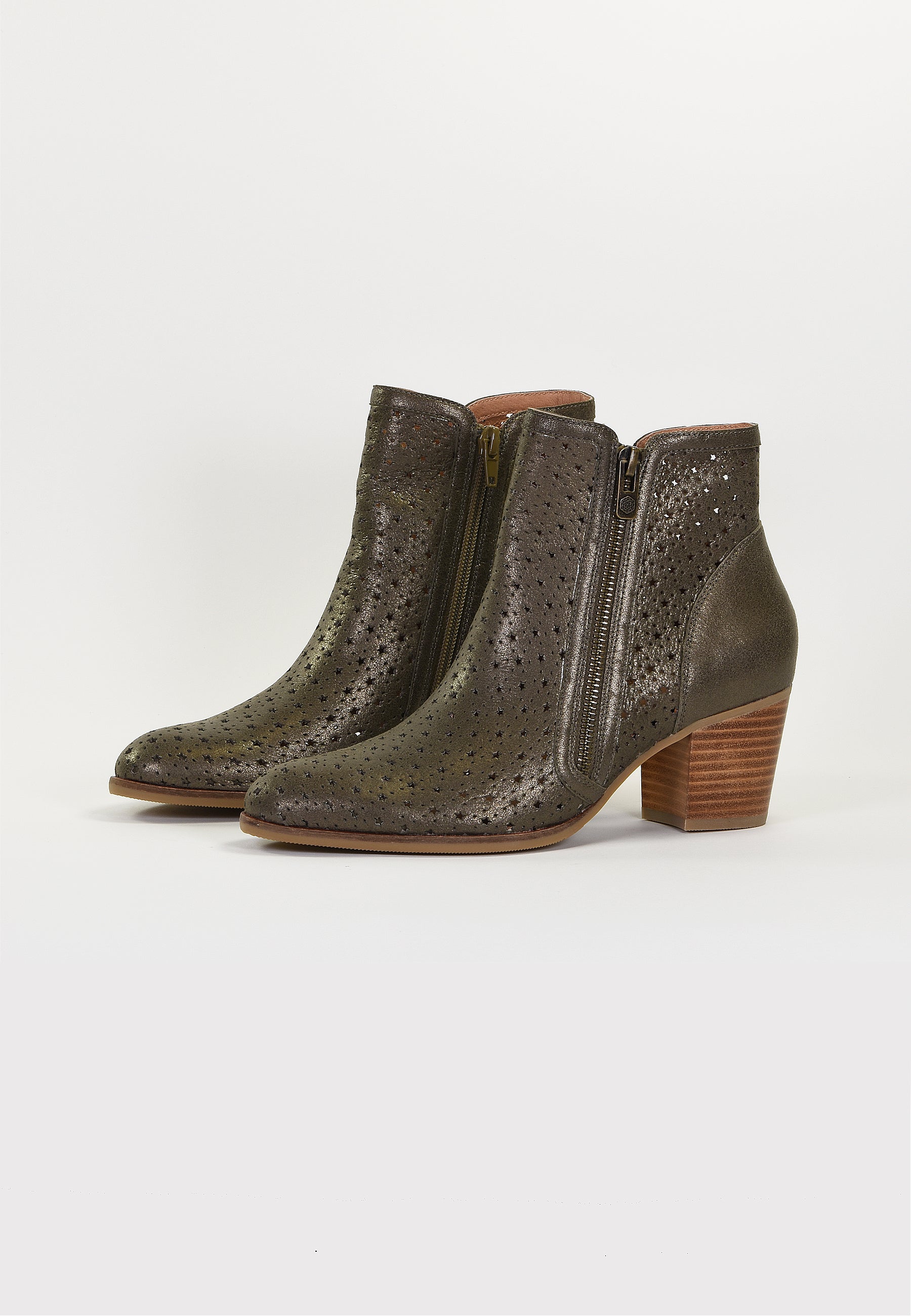 GLORIE ANKLE BOOTS - KHAKI
