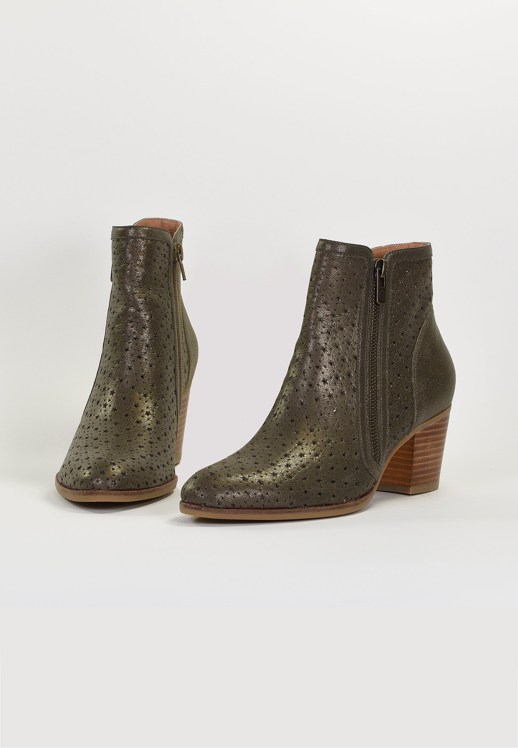 GLORIE ANKLE BOOTS - KHAKI