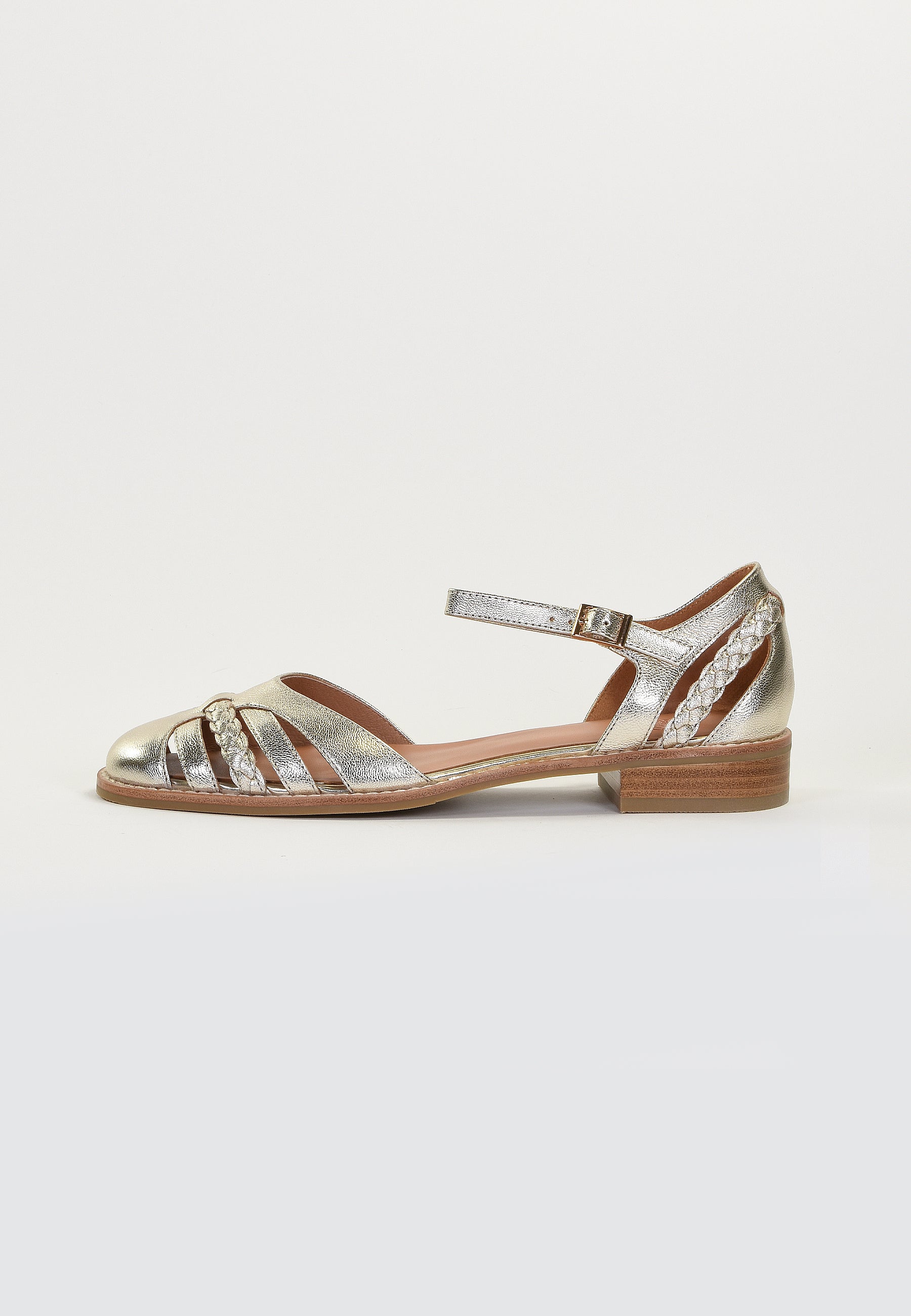 SANDALES JINETTE - PLATINE