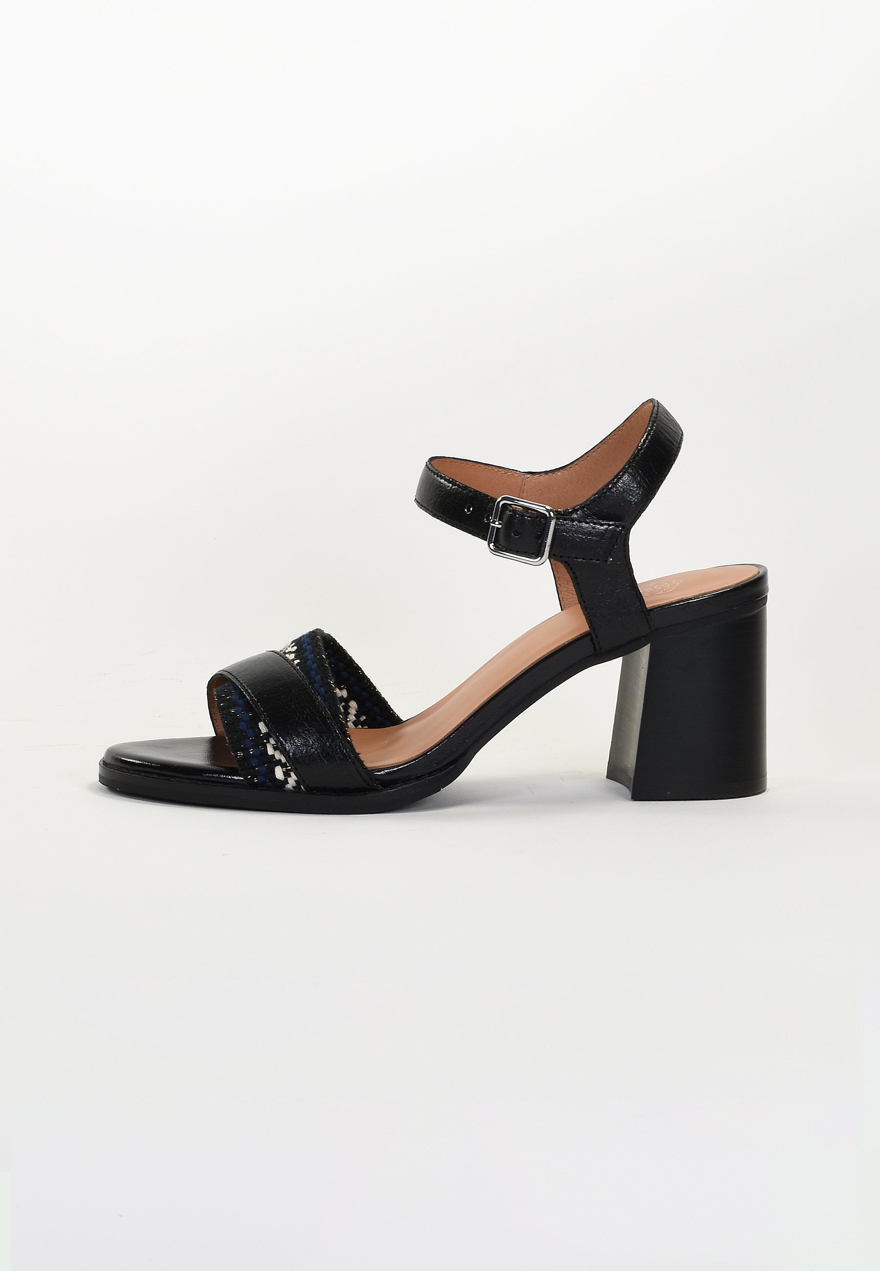 SANDALES À TALONS LILOU - NOIR