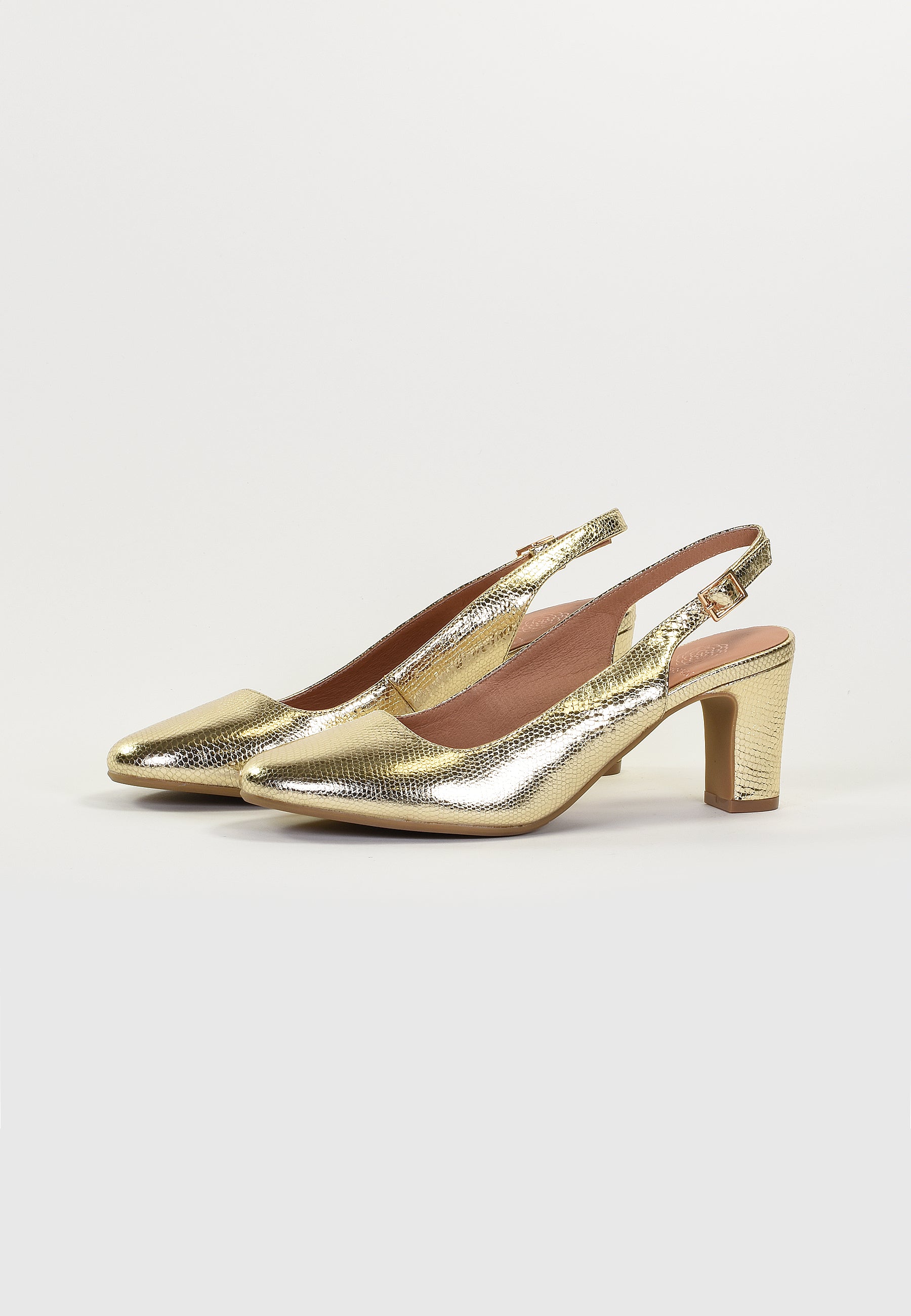 NILIA PUMPS - GOLD