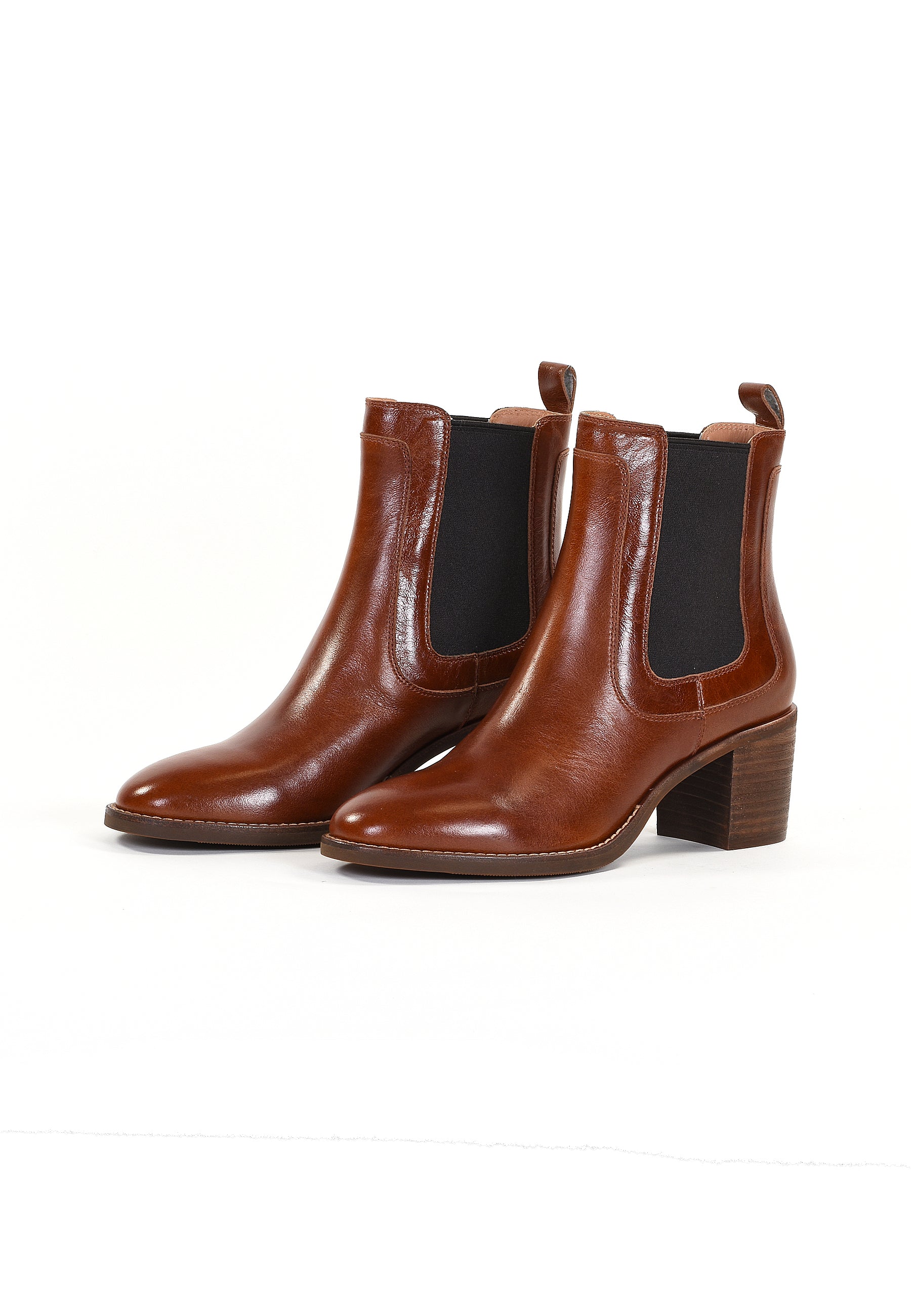 BOTTINES ACACIA - COGNAC