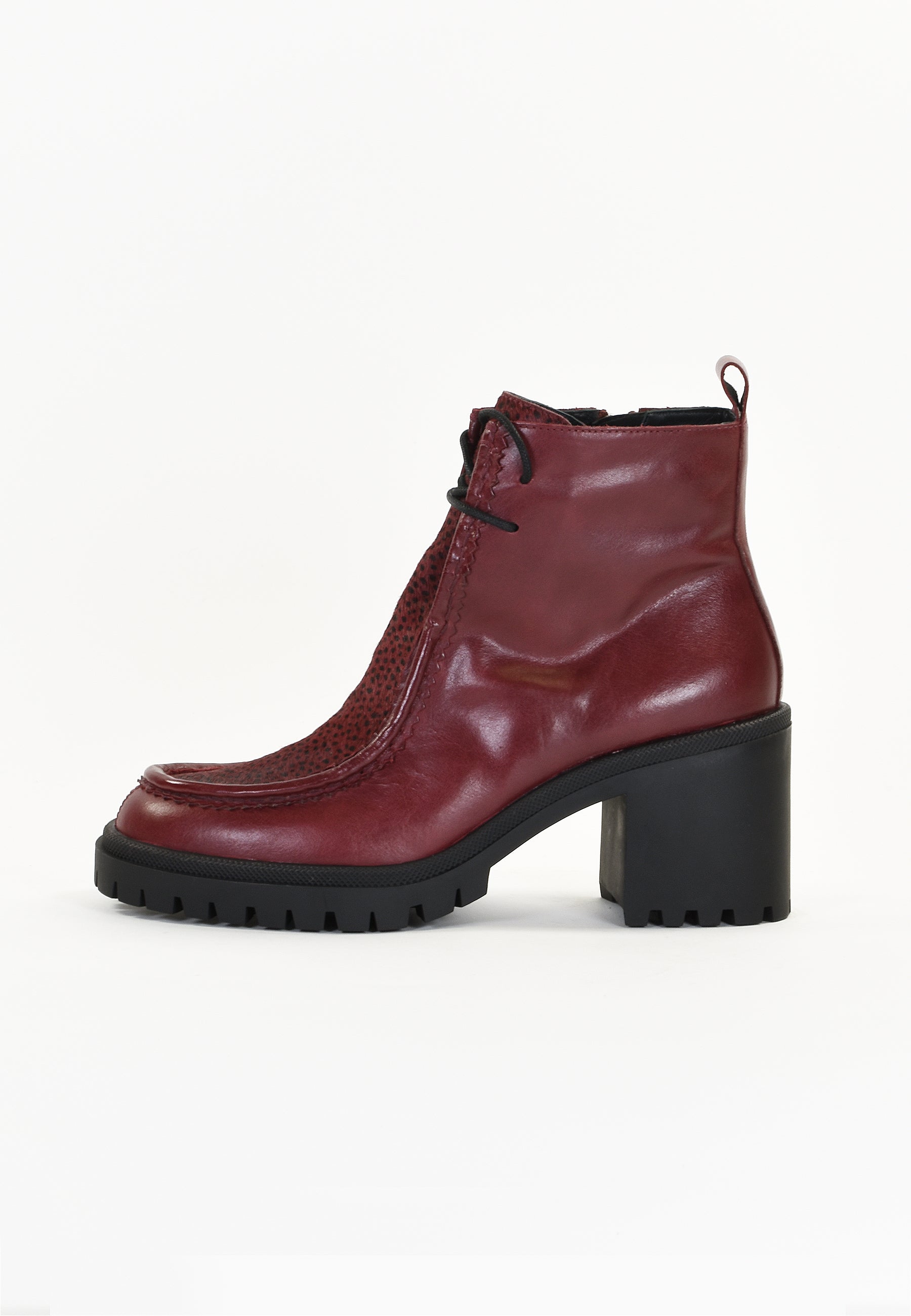 BOTTINES CALCEO - BORDEAUX