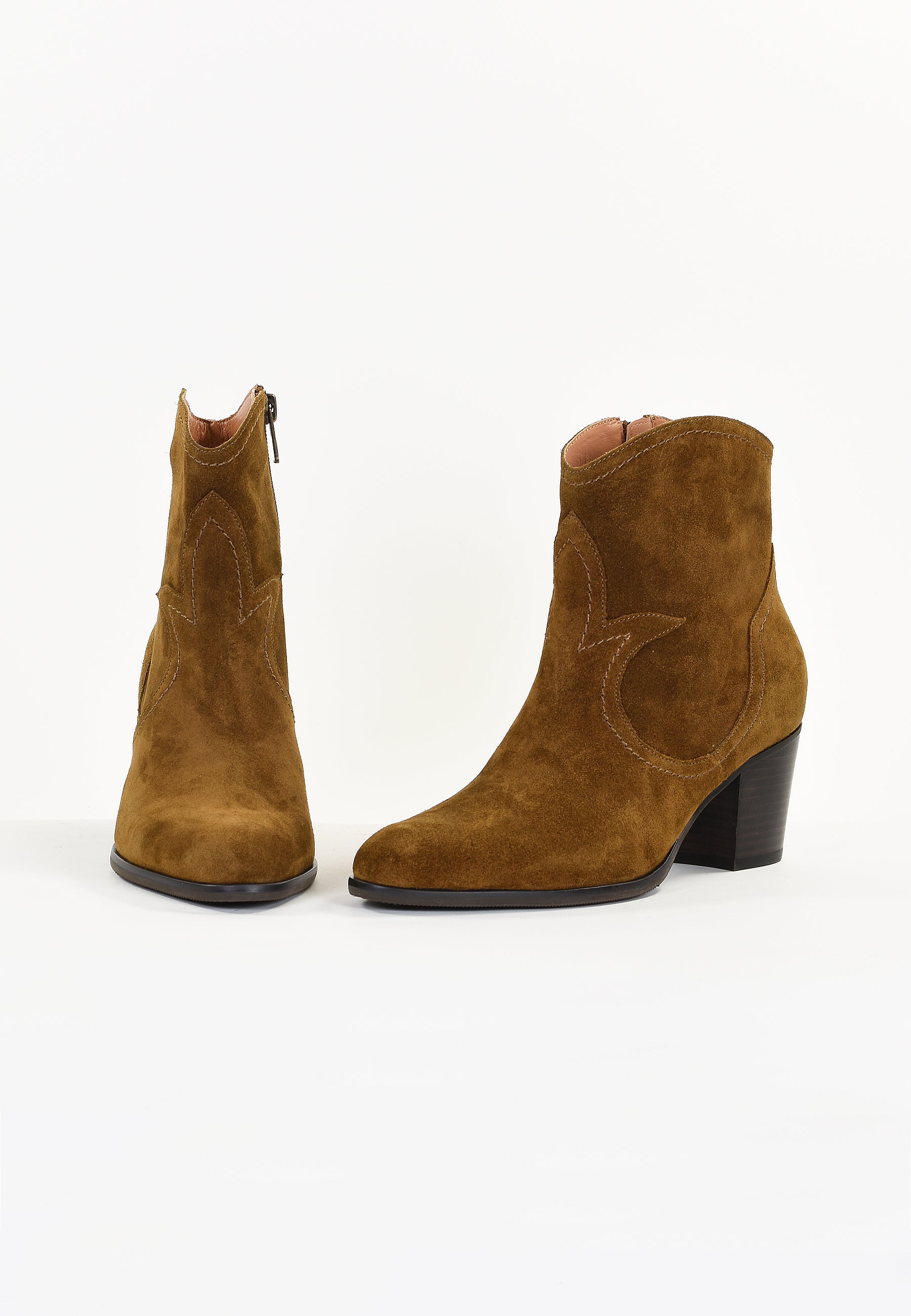 CASSIE ANKLE BOOTS - CAMEL