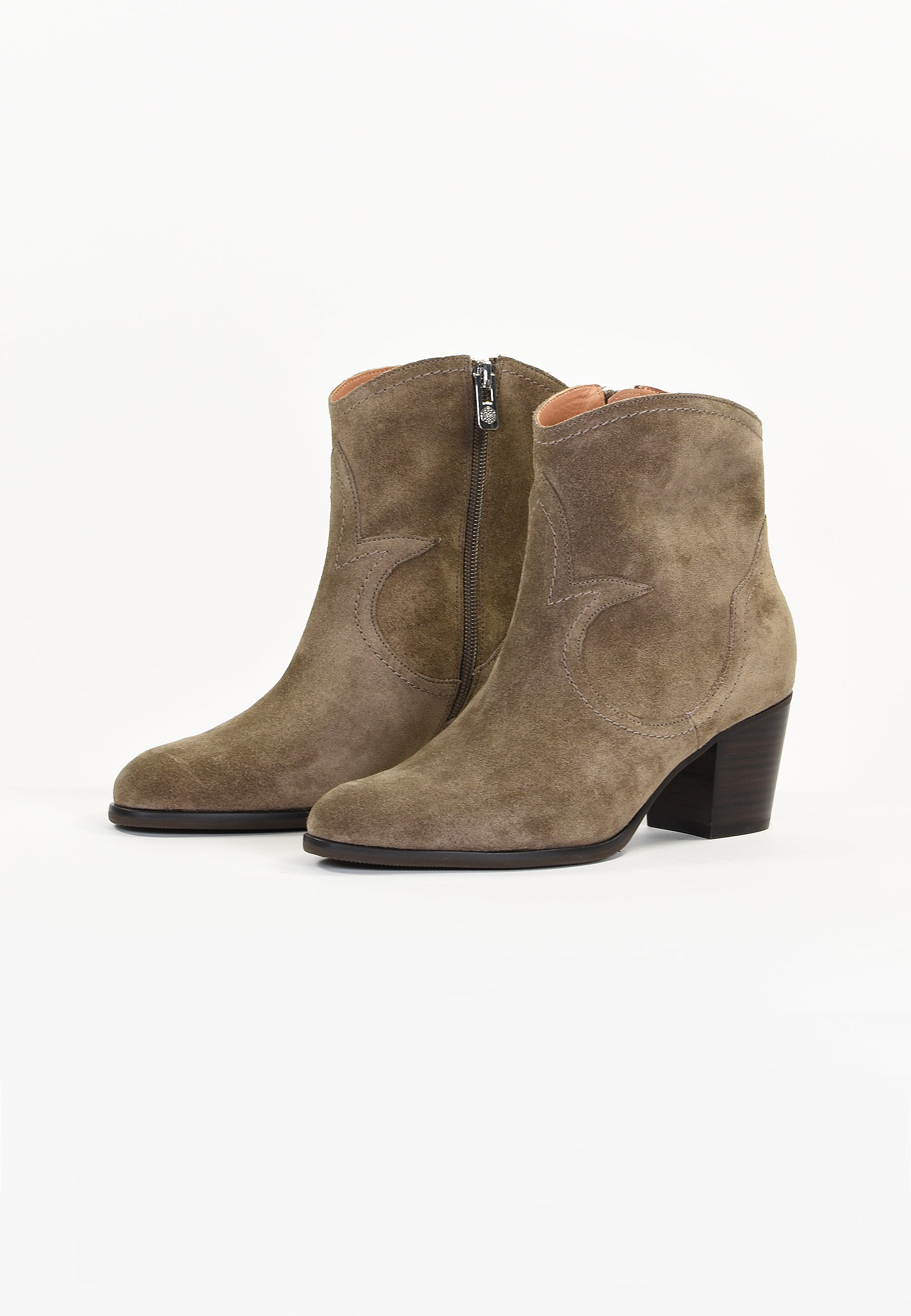 CASSIE ANKLE BOOTS - TAUPE