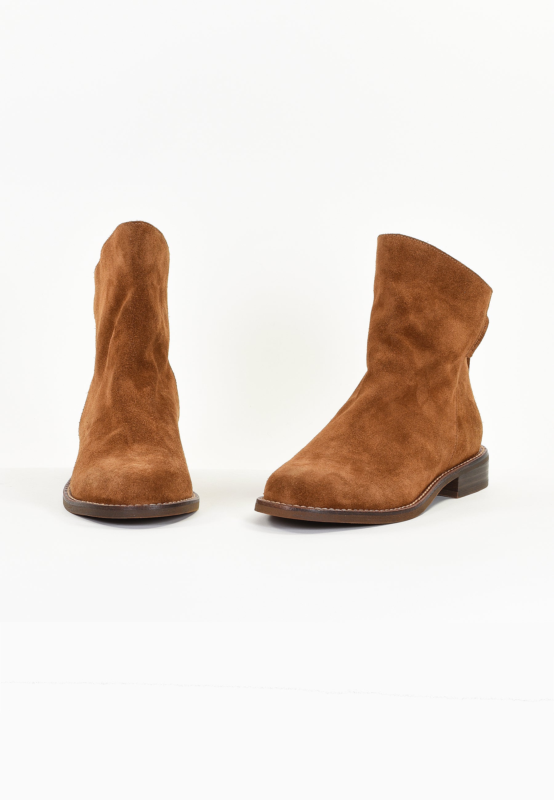 BOTTINES CHRYS - COGNAC