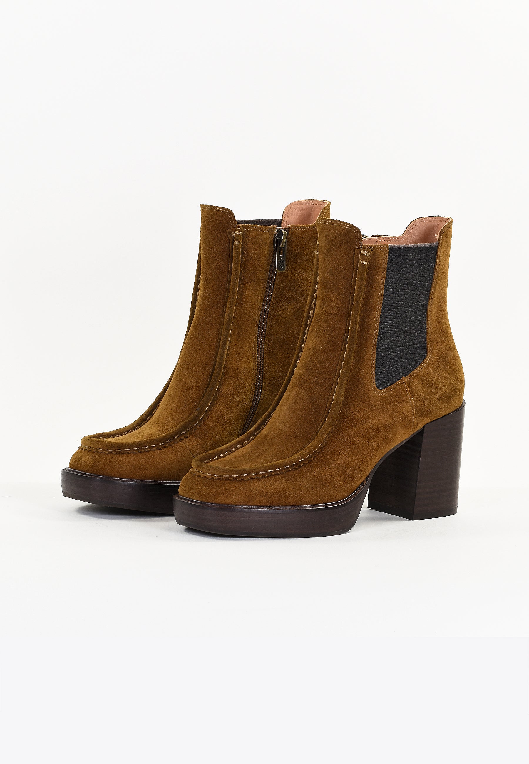 BOTTINES COSMOS - CAMEL