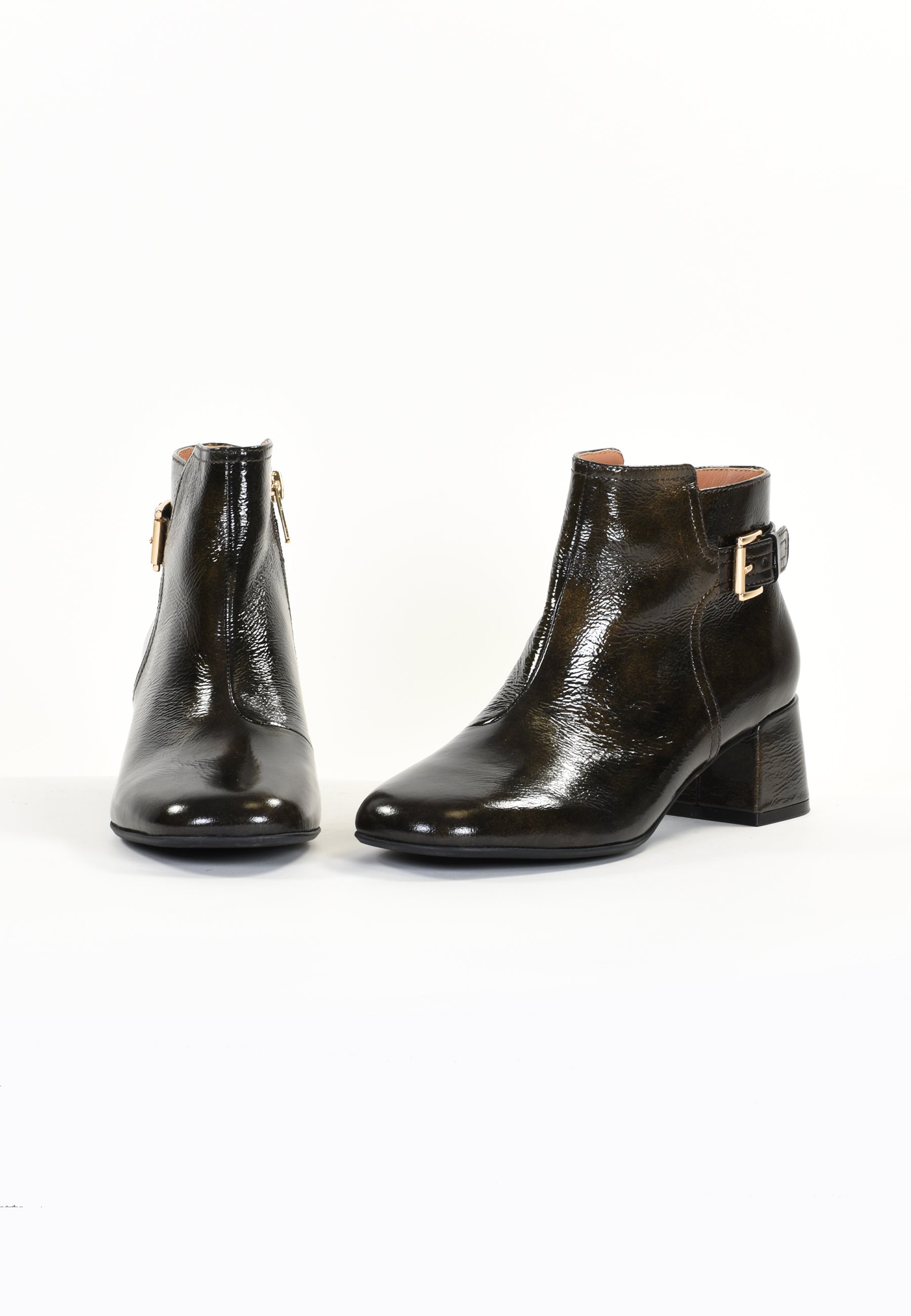 DAUPHINE ANKLE BOOTS - BRONZE
