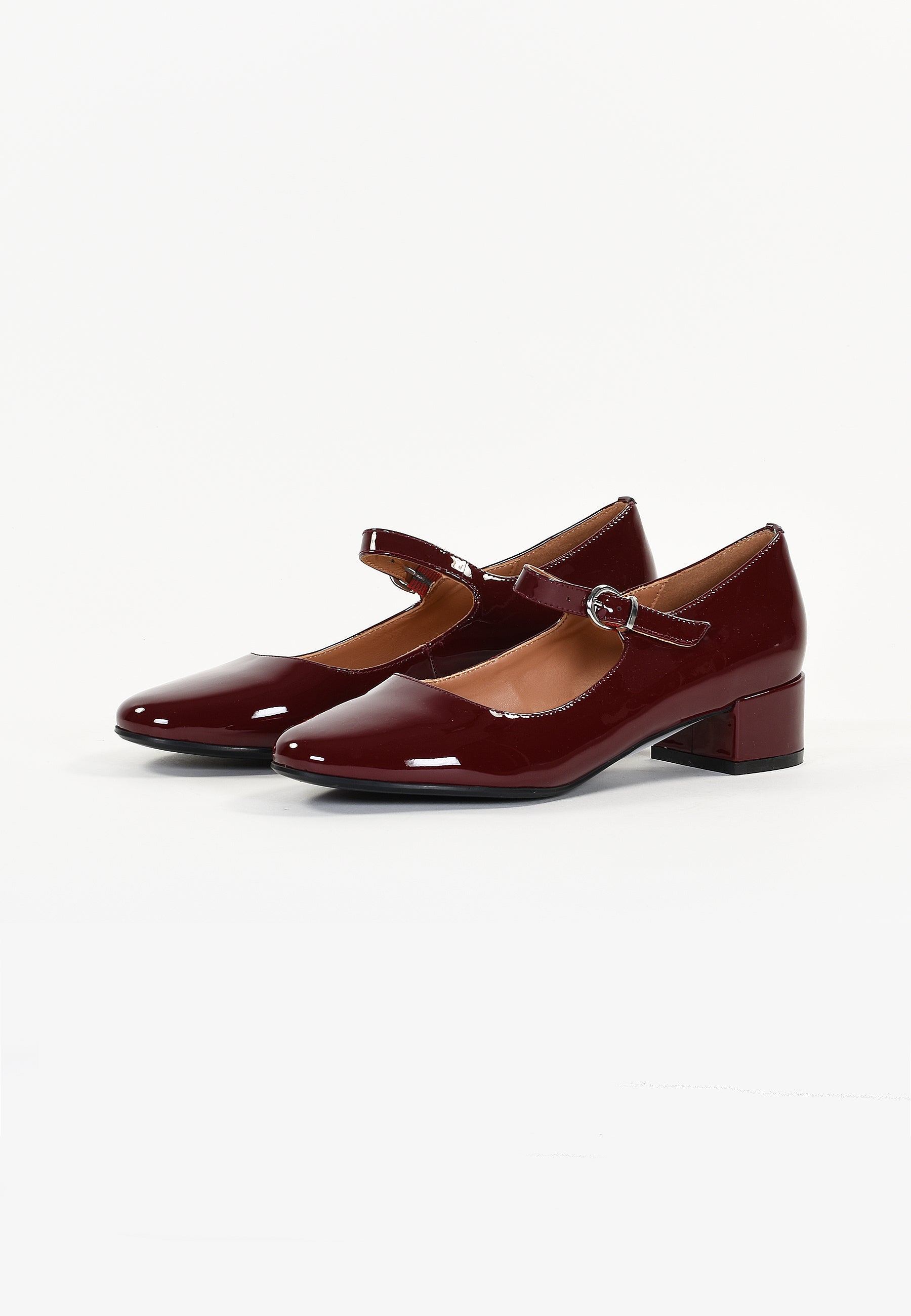DORIE BALLERINAS - BURGUNDY PATENT