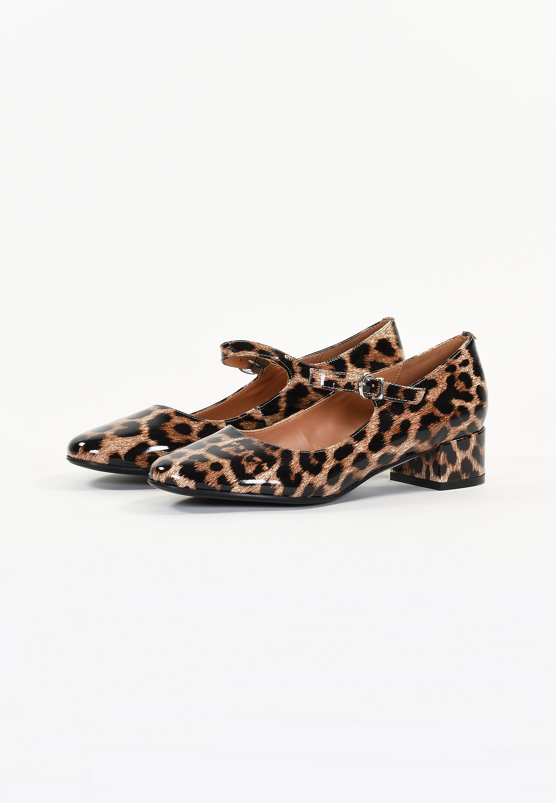 DORIE BALLERINAS - LEOPARD PATENT