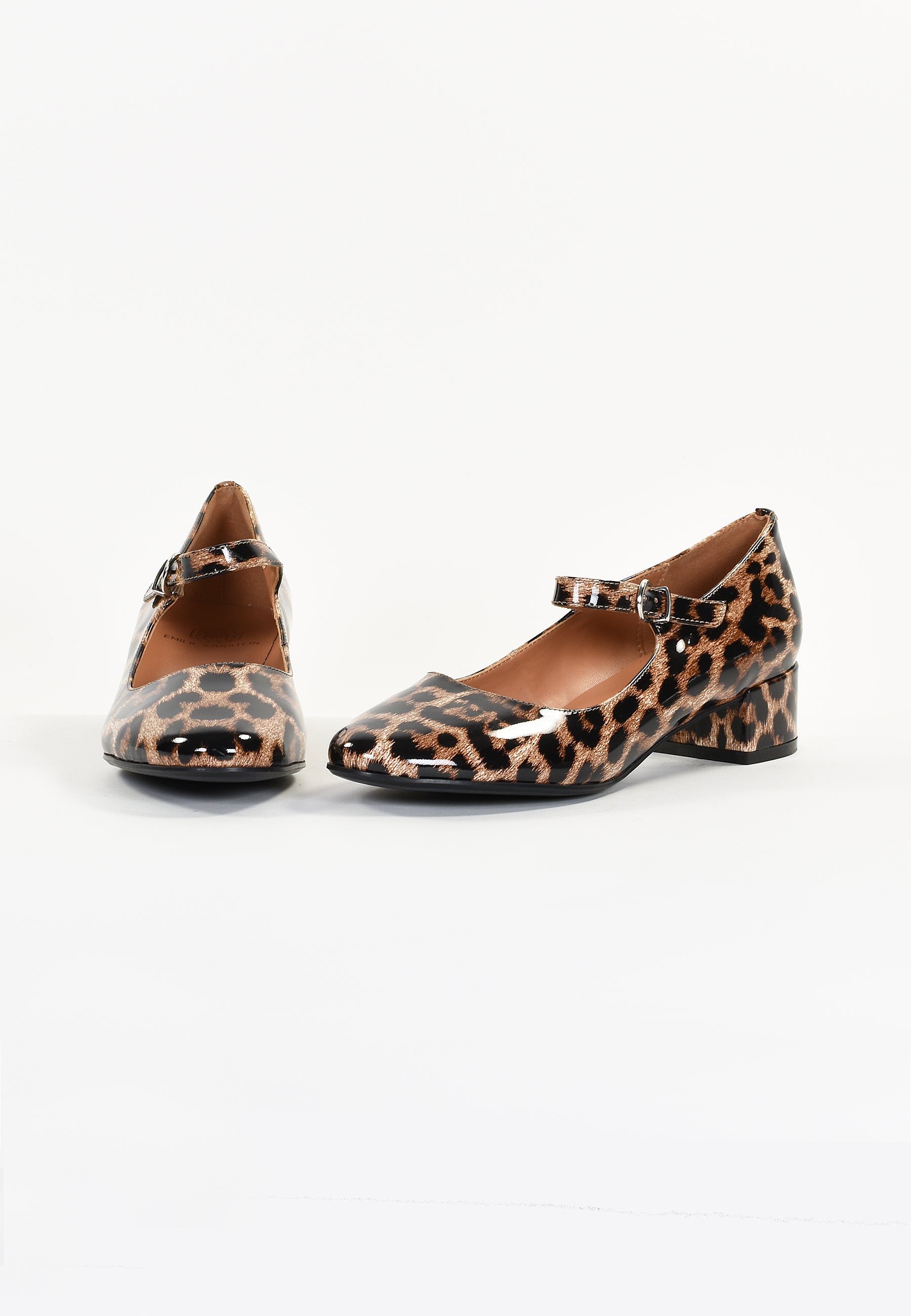 DORIE BALLERINAS - LEOPARD PATENT