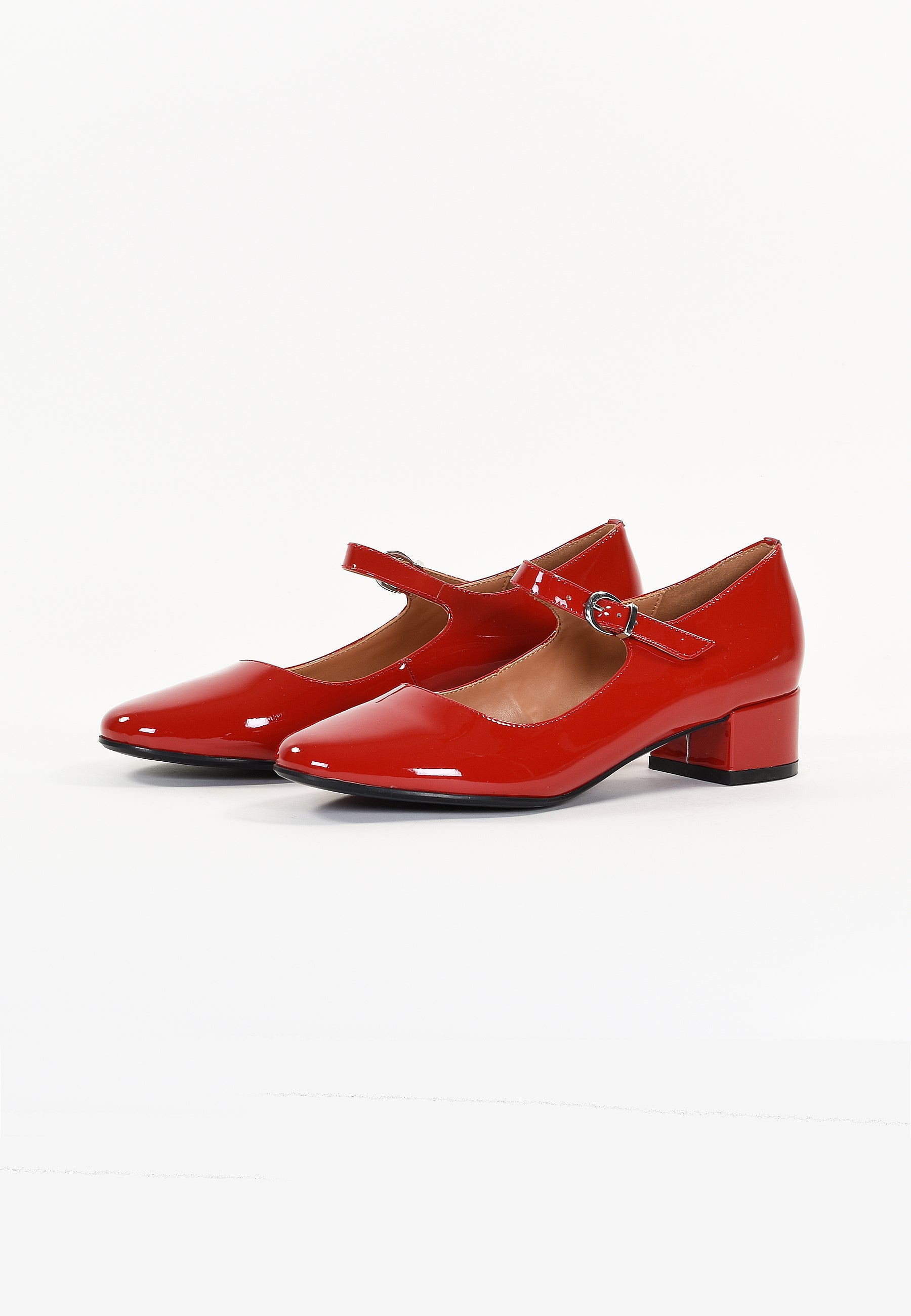BALLERINES DORIE - ROUGE VERNIS