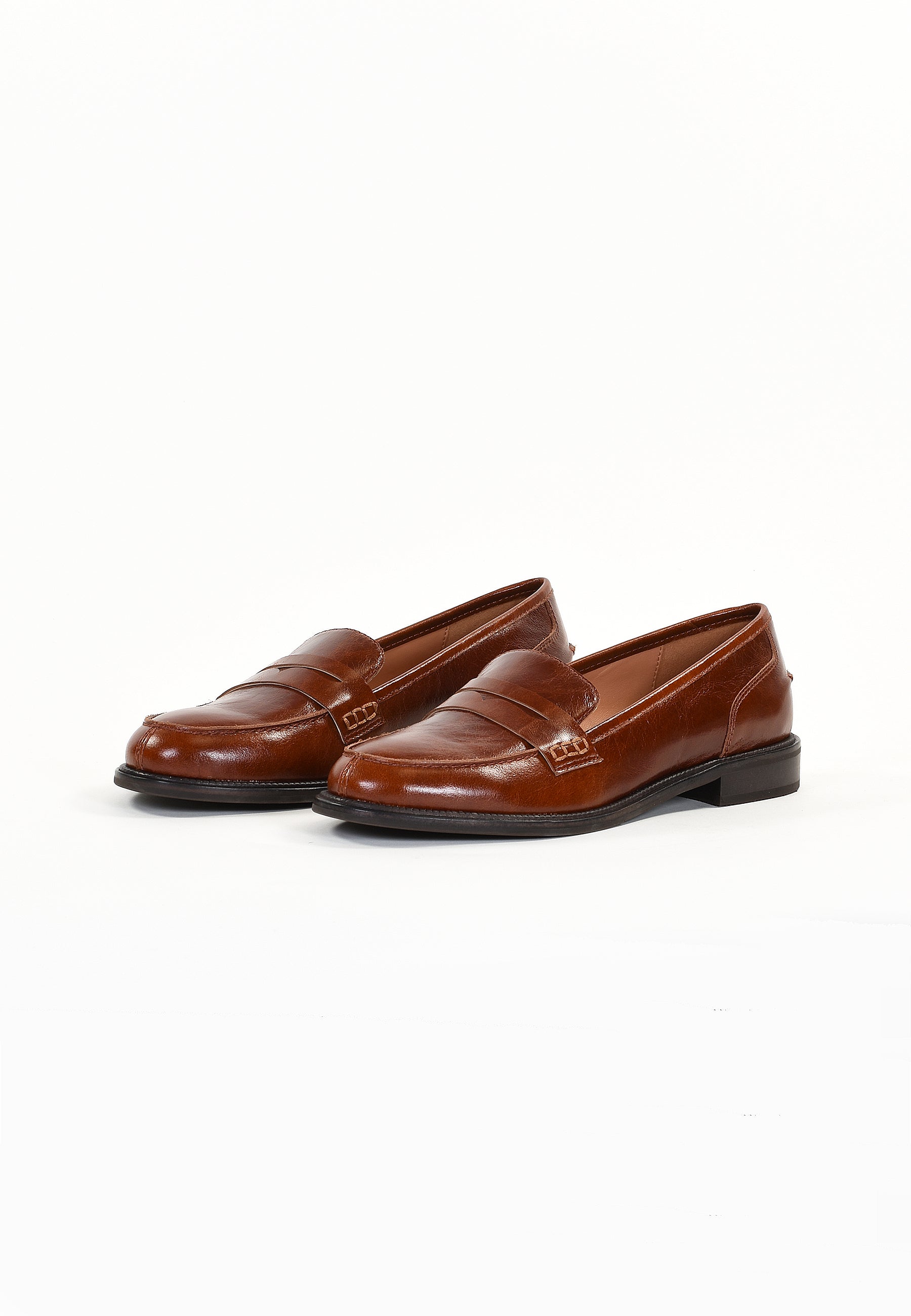 IXIA MOCCASINS - COGNAC