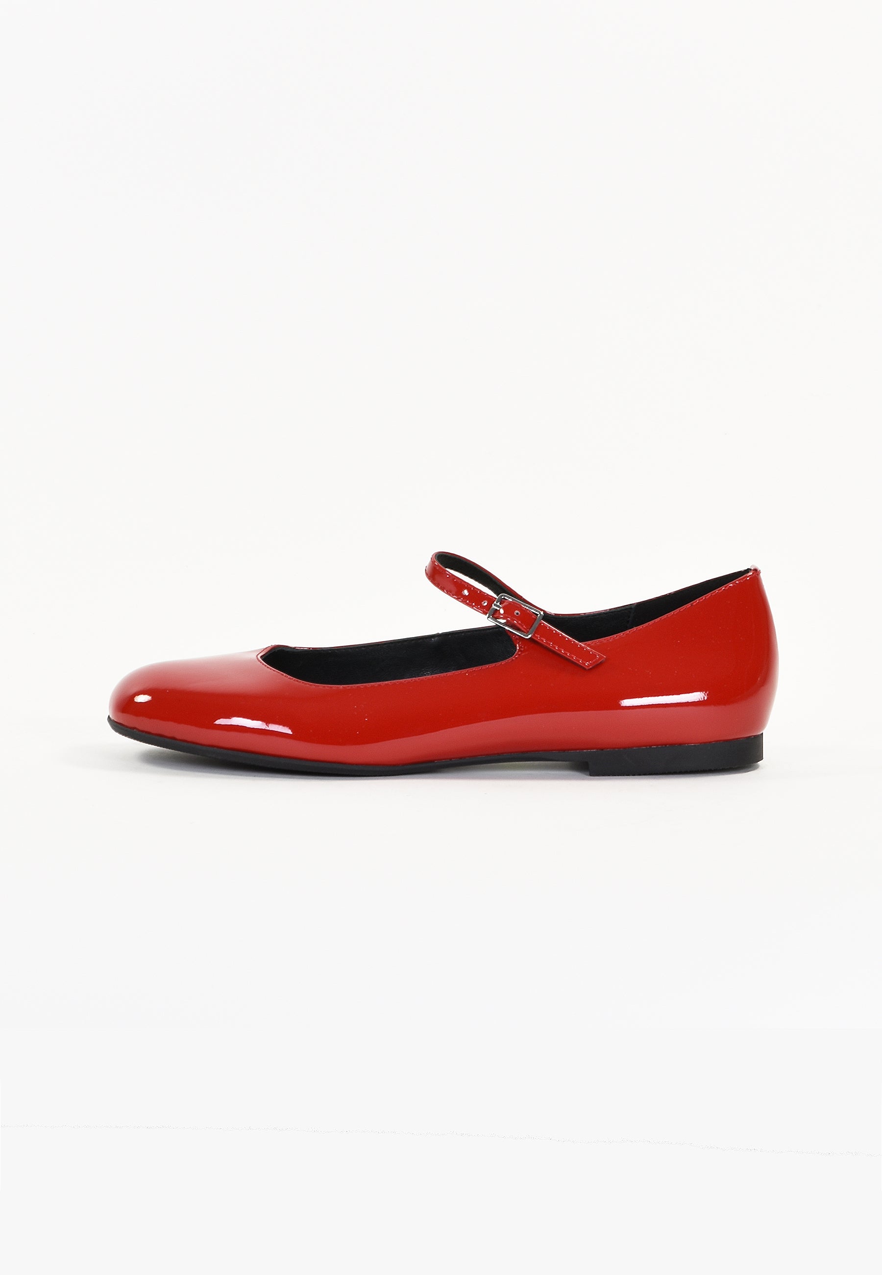 BALLERINES LAELIA - ROUGE VERNIS