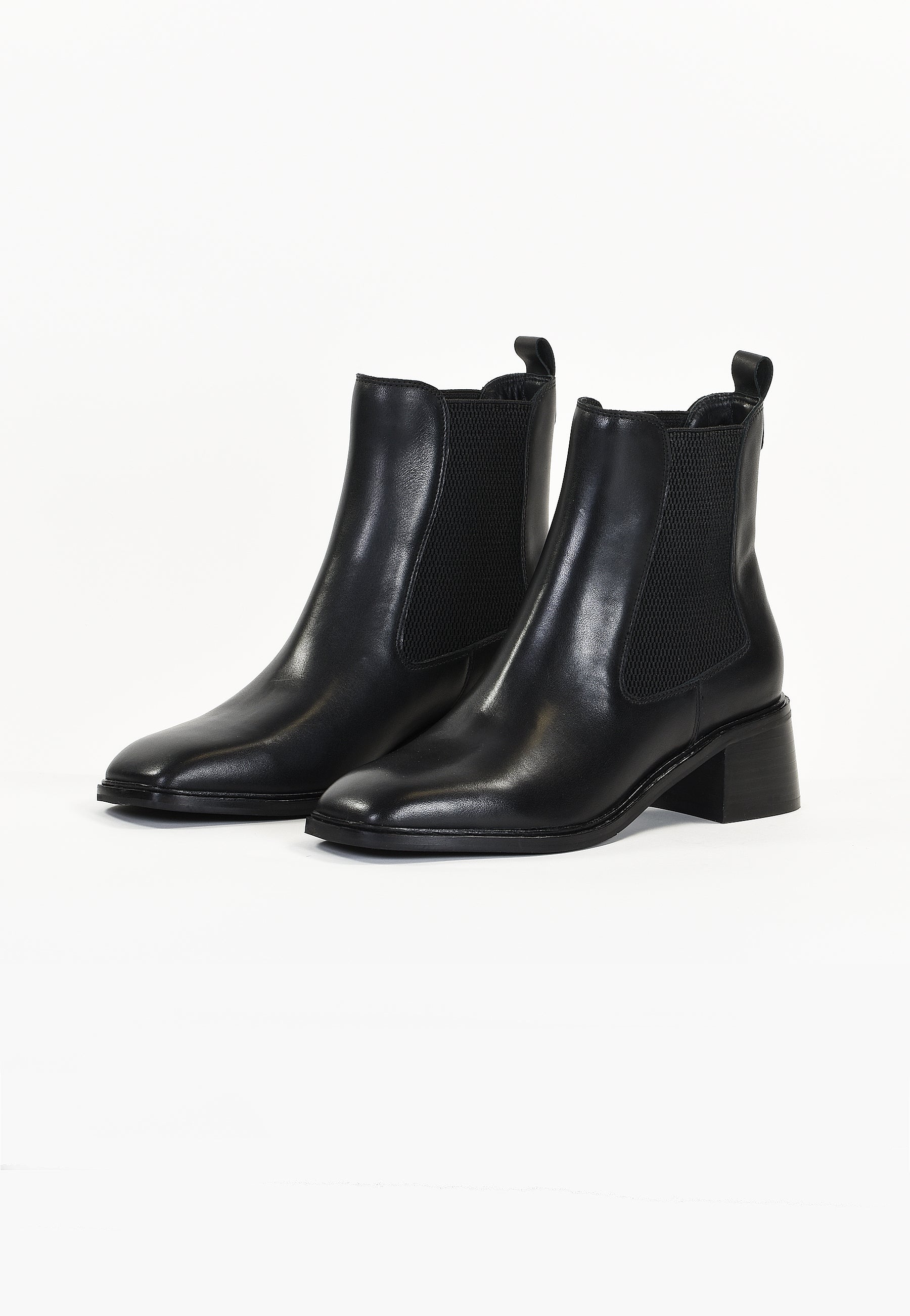 BOTTINES LIN - NOIR