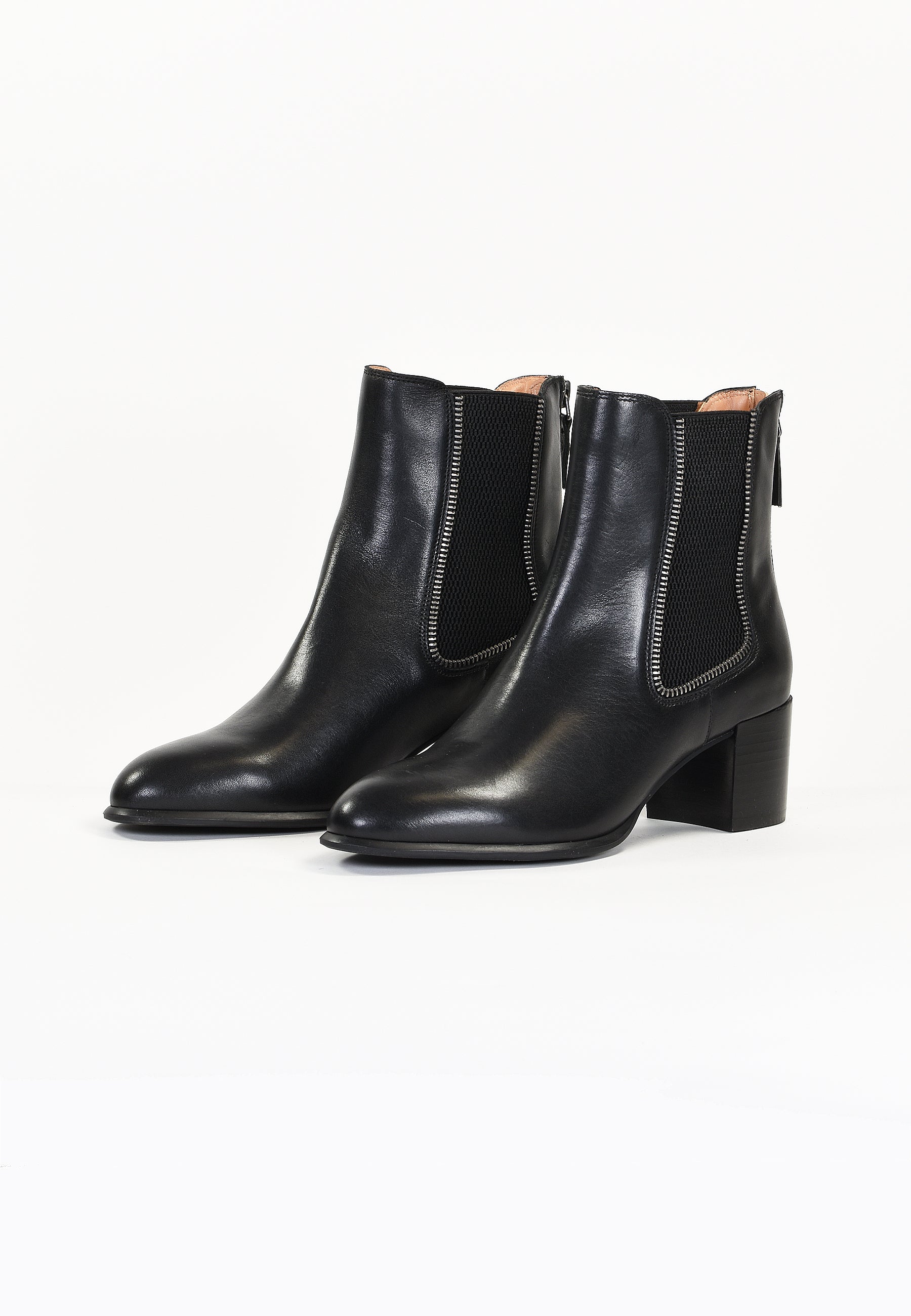 BOTTINES LOTUS - NOIR