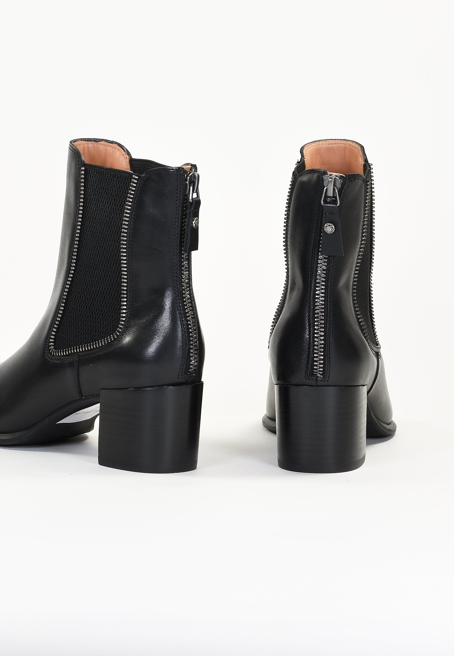 BOTTINES LOTUS - NOIR