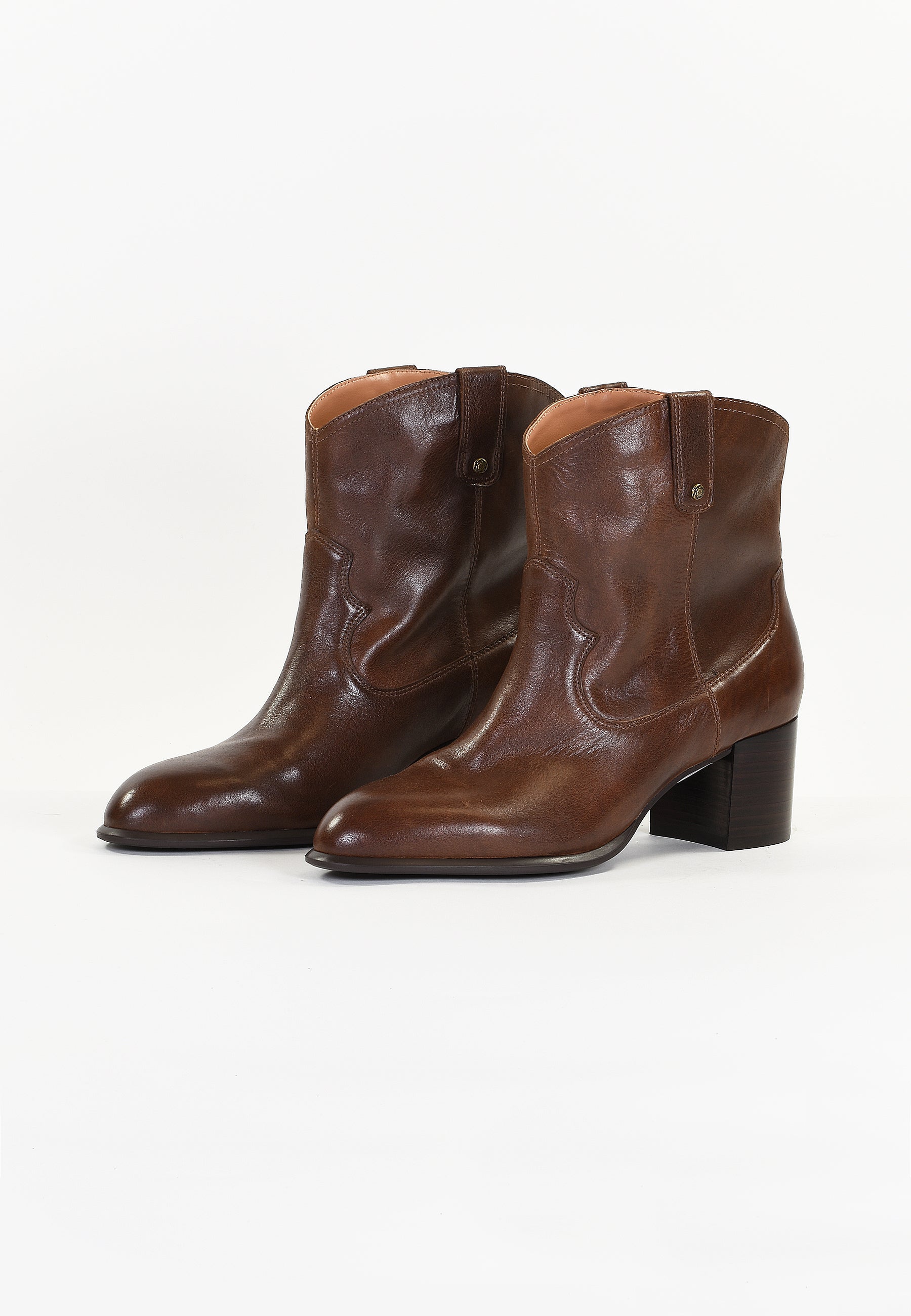 BOTTINES MAGNOLIA - MARRON