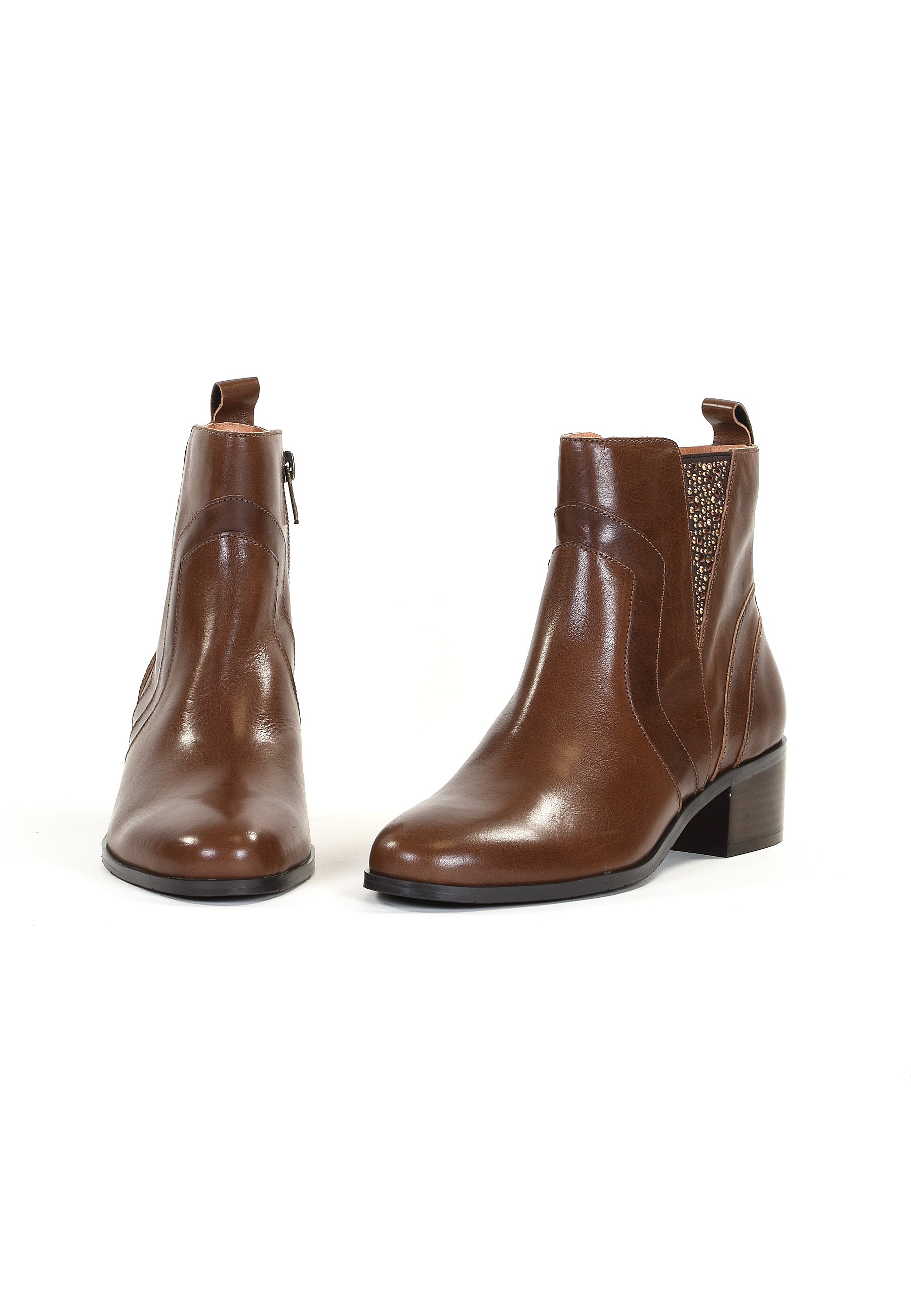 BOTTINES ORION - MARRON