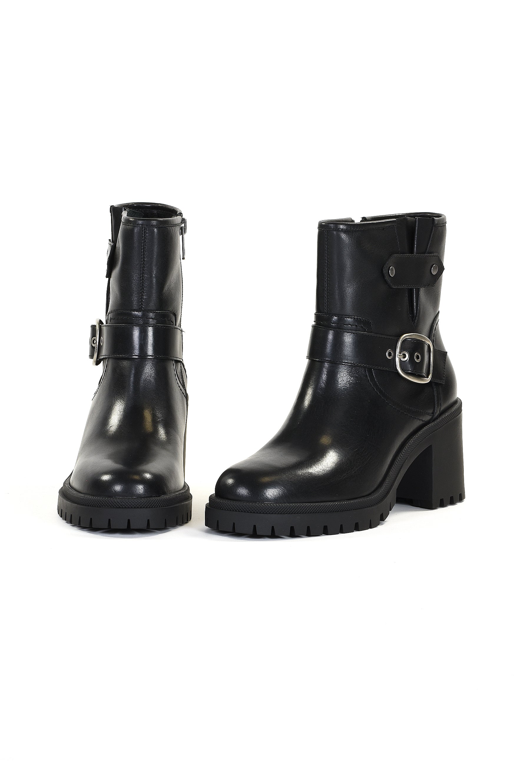 PENSÉE ANKLE BOOTS - SMOOTH BLACK