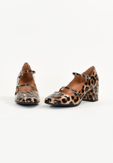 ESCARPINS PIVOINE - LEOPARD