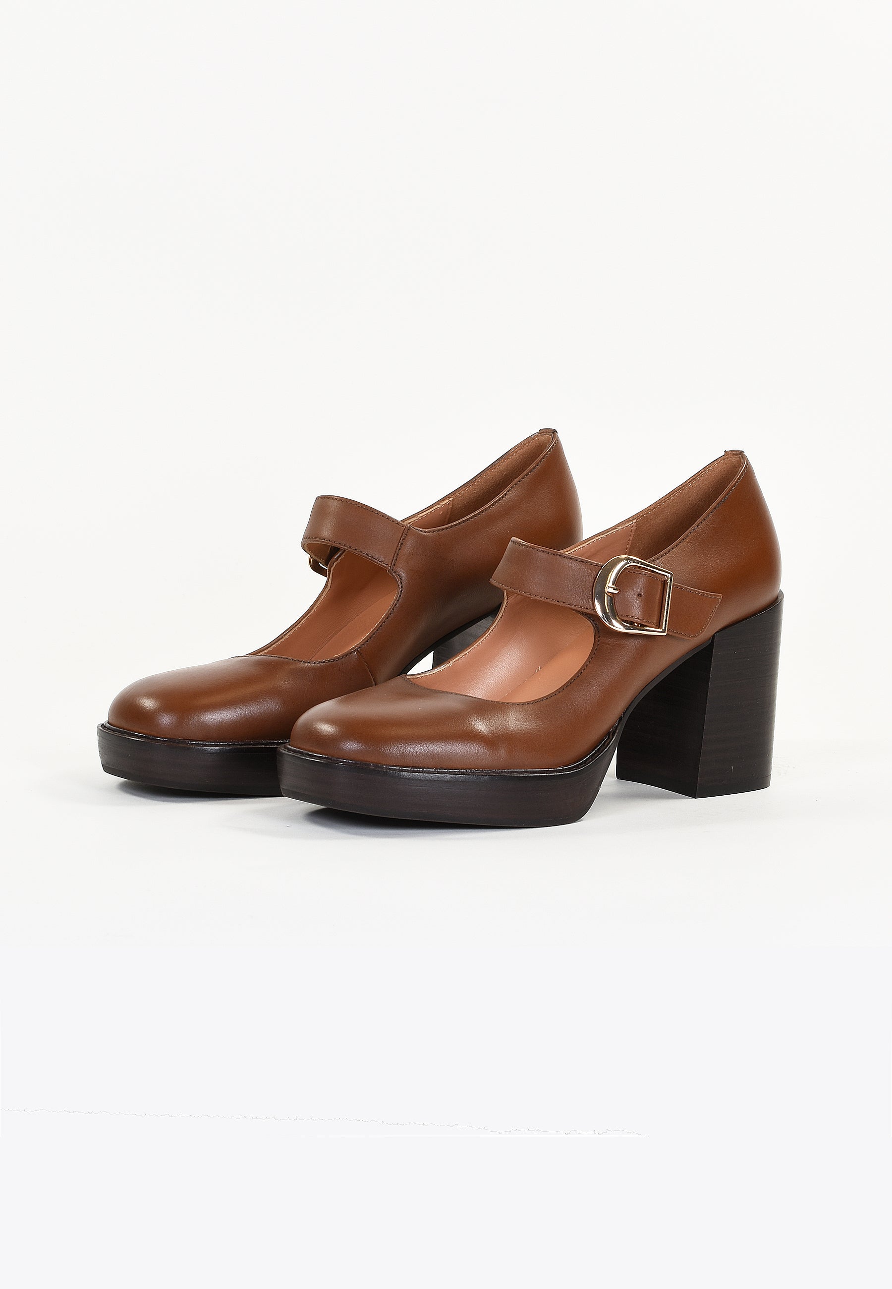 ESCARPINS ROSIA - COGNAC