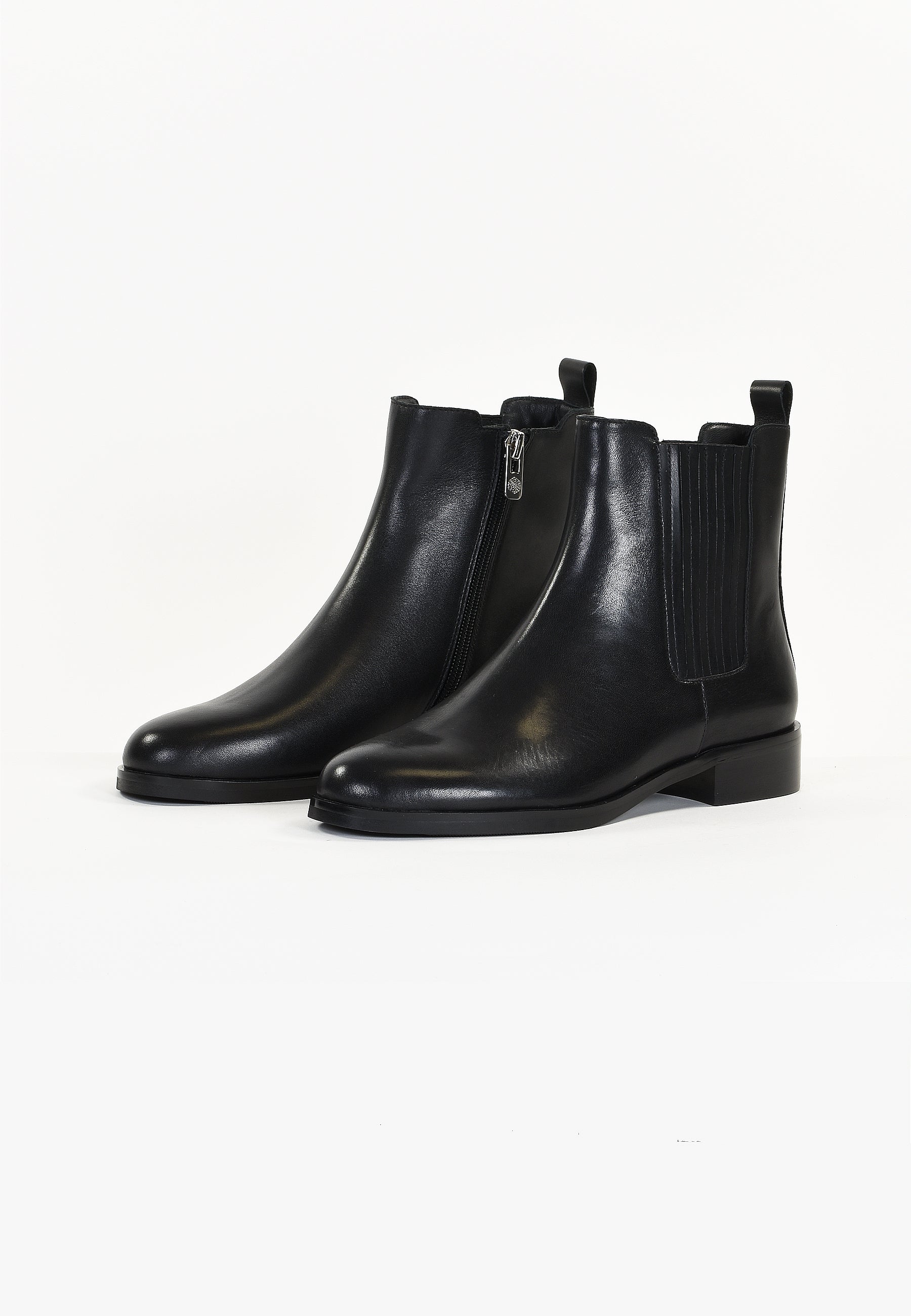 BOTTINES SAUGE - NOIR