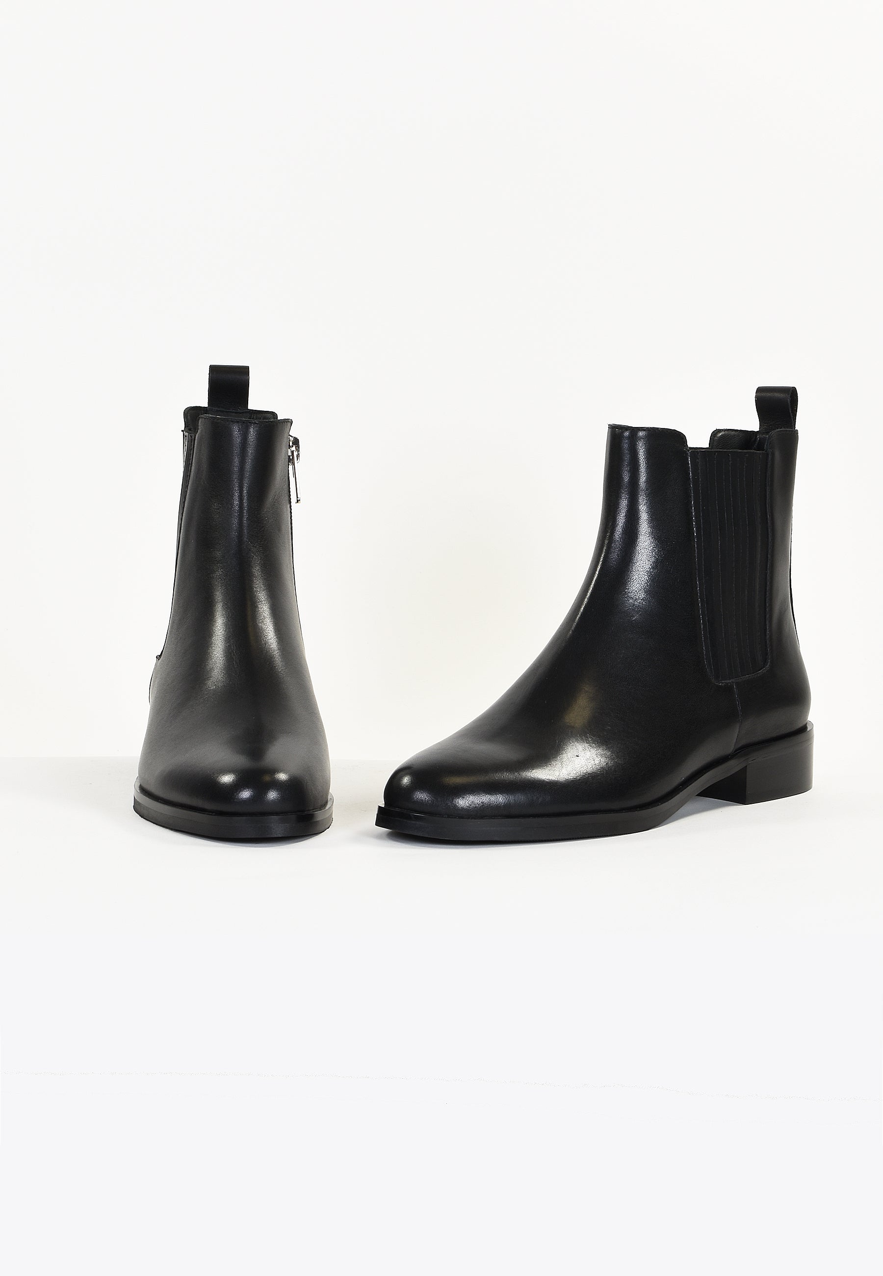 BOTTINES SAUGE - NOIR