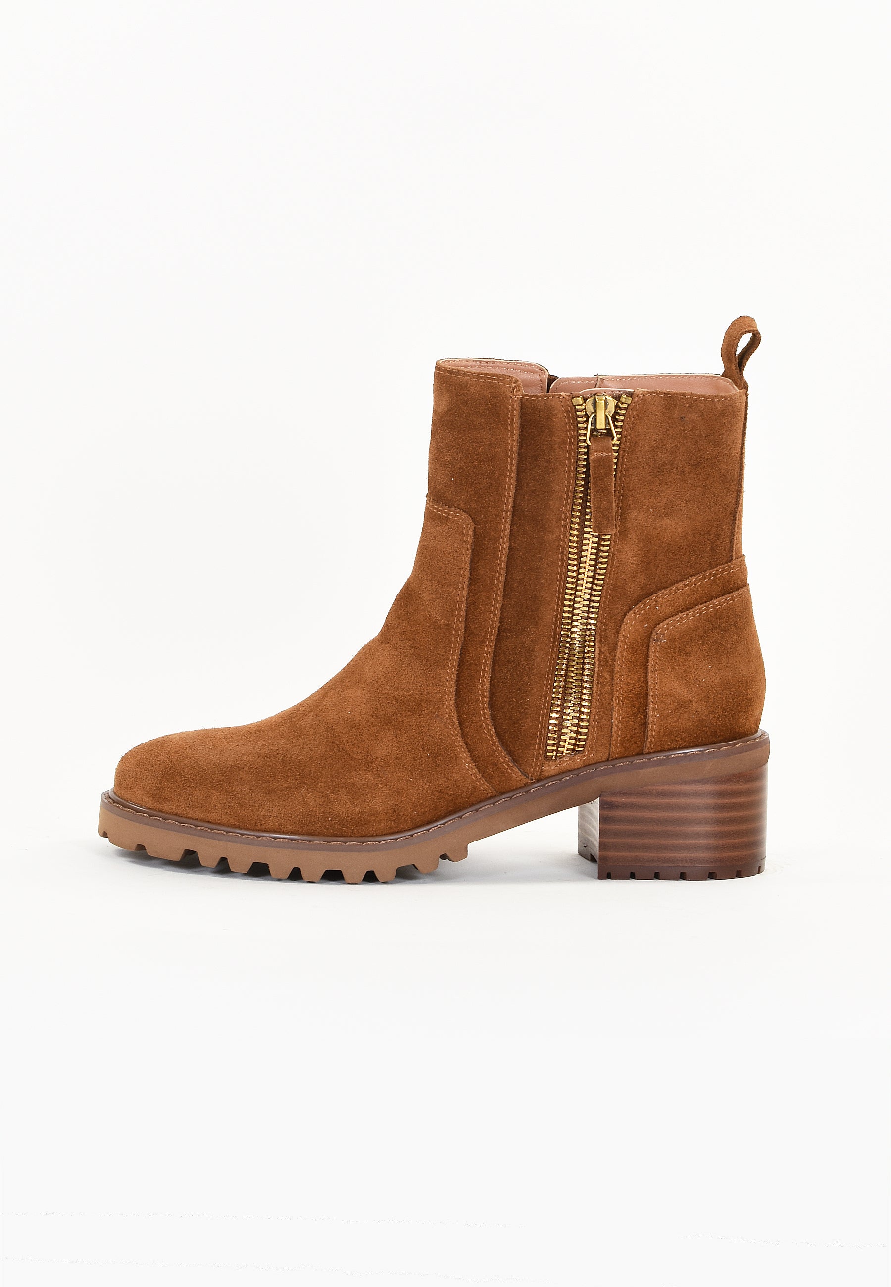 BOTTINES SETTIA - COGNAC