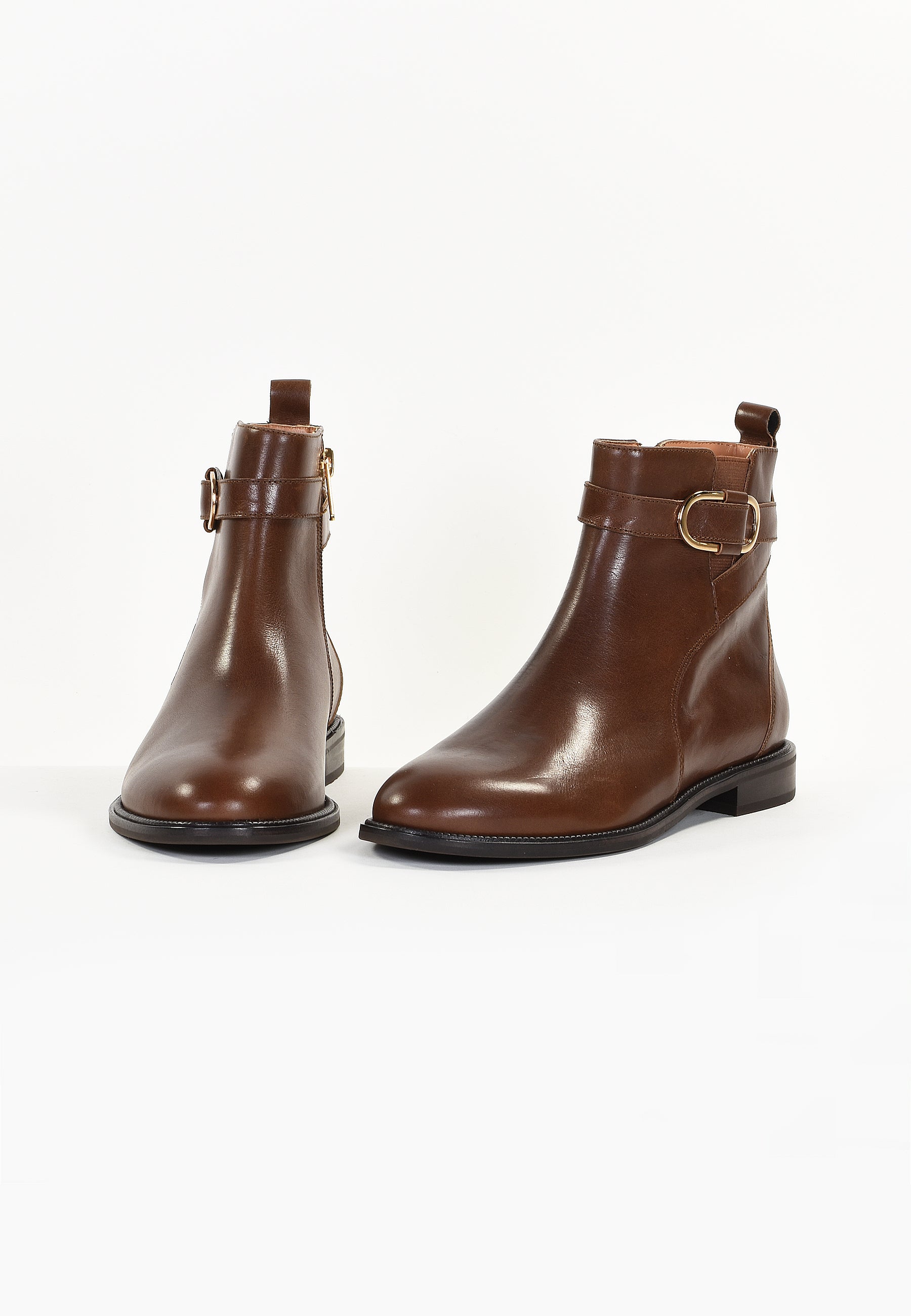 SPIRIT ANKLE BOOTS - BROWN